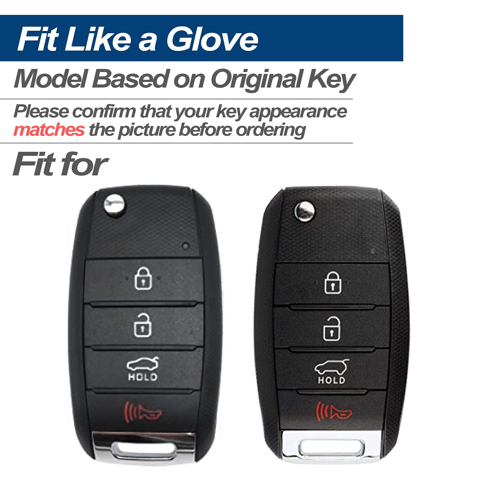 Fit For Flip 4 Buttons Kia Forte Optima Rio Rondo Sedona Sorento Soul Spectra Sportage Tpu Key Fob Remote Cover Case Shell Holde