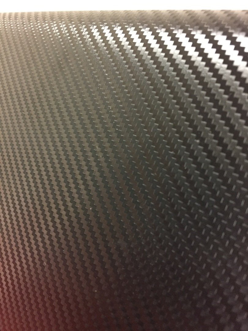 Vvivid+ Premium Black Carbon Fiber Vinyl Wrap Film (3Ft X 5Ft)