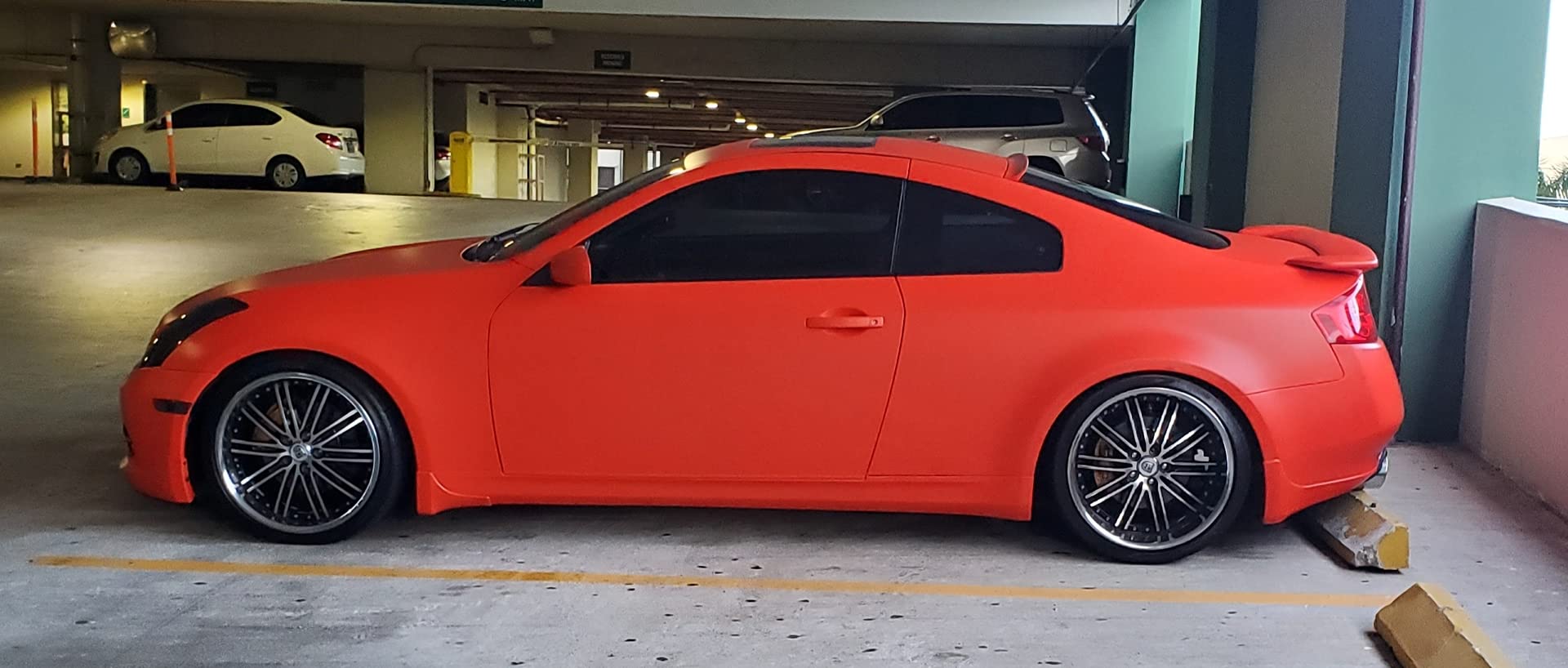 Vvivid+ Premium Vinyl Wrap Film (50Ft X 5Ft, Matte Arancio Argos (Lamborghini) Red Orange)
