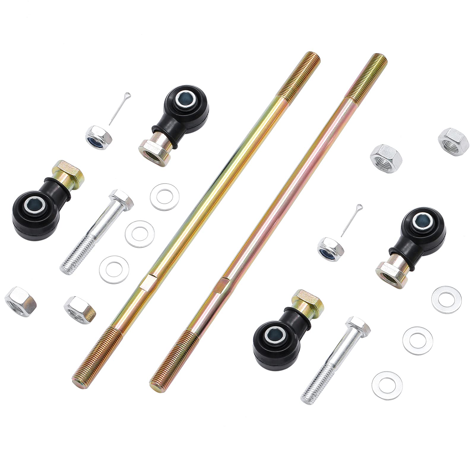 Tie Rod End Kit, Compatible With 1998-2004 Polaris Sportsman 335/400/500/600/700, 00-06 Magnum 325/330/500, 97-12 Scrambler 400/500, 00-02 Xplorer 250/300/400, 10-13 Trail Blazer 330 Atv Accessories