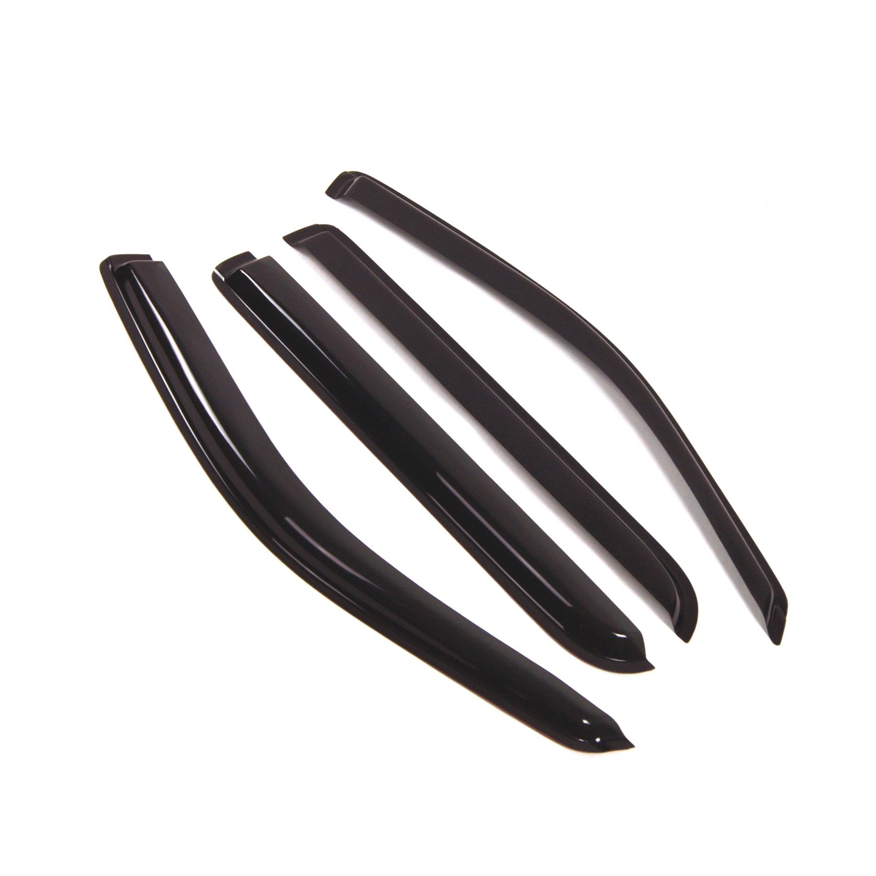 Tuningpros Outside Mount Window Vent Visors Rain Guards Compatible With Mercury Mountaineer 2002-2010 | Side Window Wind Deflect