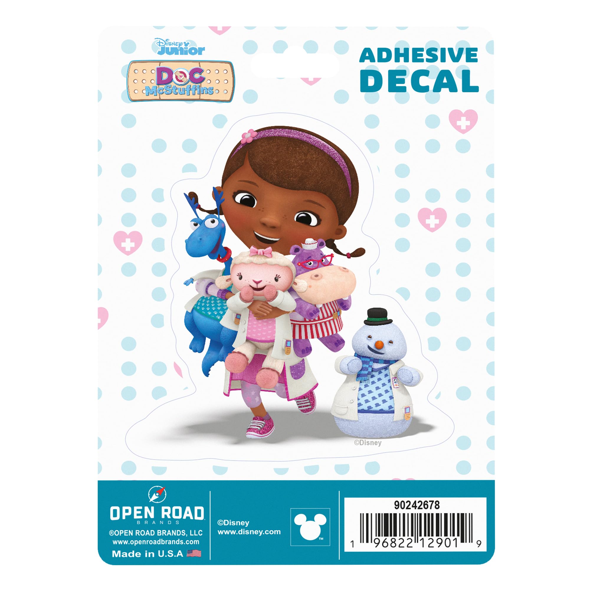 Disney Doc McStuffins and Friends Adhesive Vinyl Decal - Cute Doc McStuffins Sticker for Car