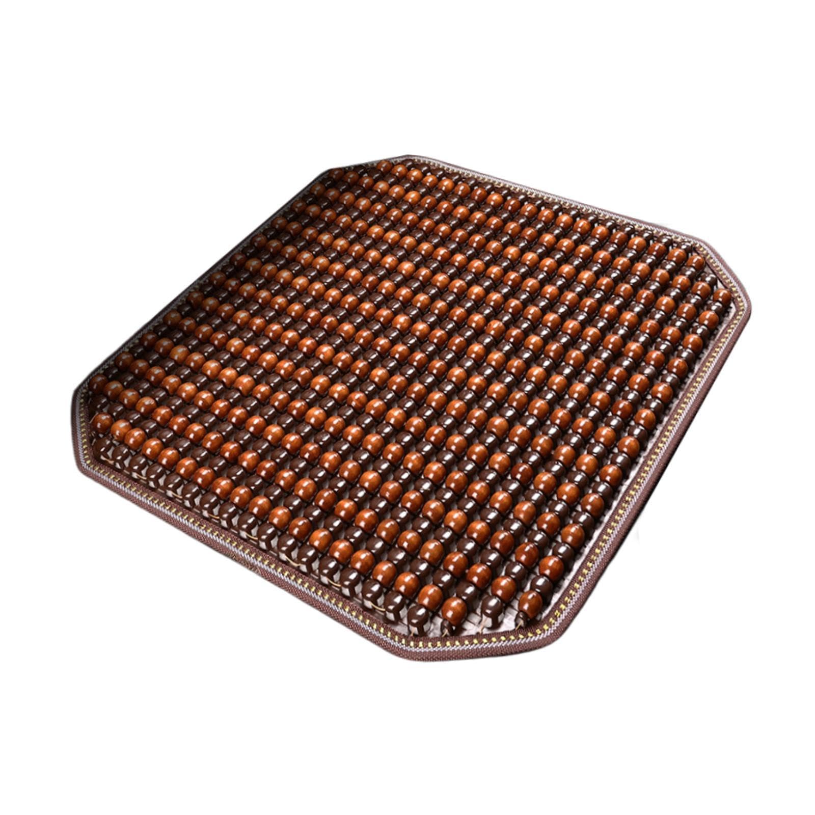 ECOMISTIQWood Beaded Seat Cover Pad Summer Breathable for Office Chair Sedan Brown|Motors|Parts & Accessories|Car & Truck Parts|