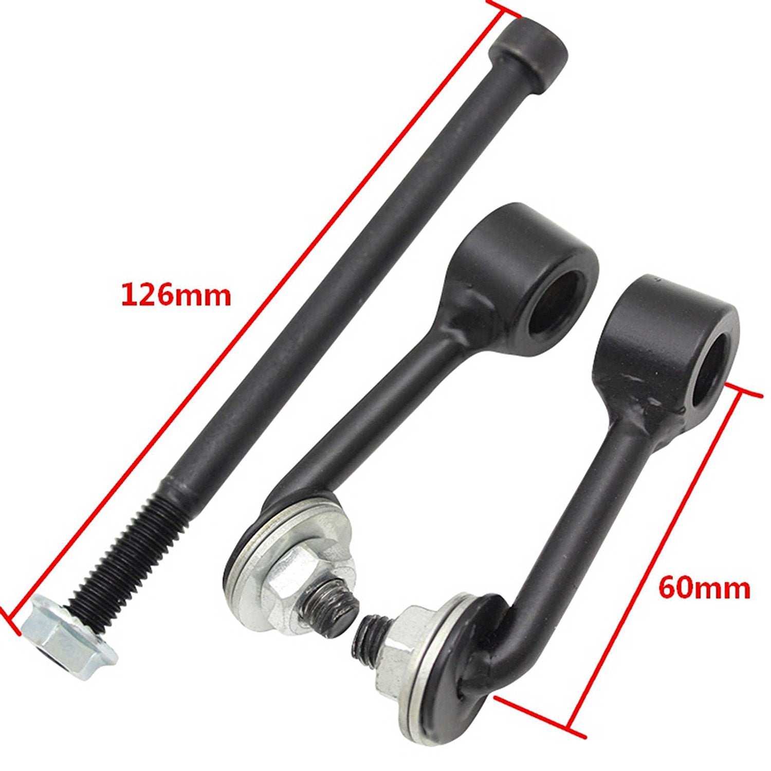 LisylineAuto 2 Inch Motorcycle Gas Tank Lift Kit - Steel Riser for Harley Sportster XL 883 1200 - Black