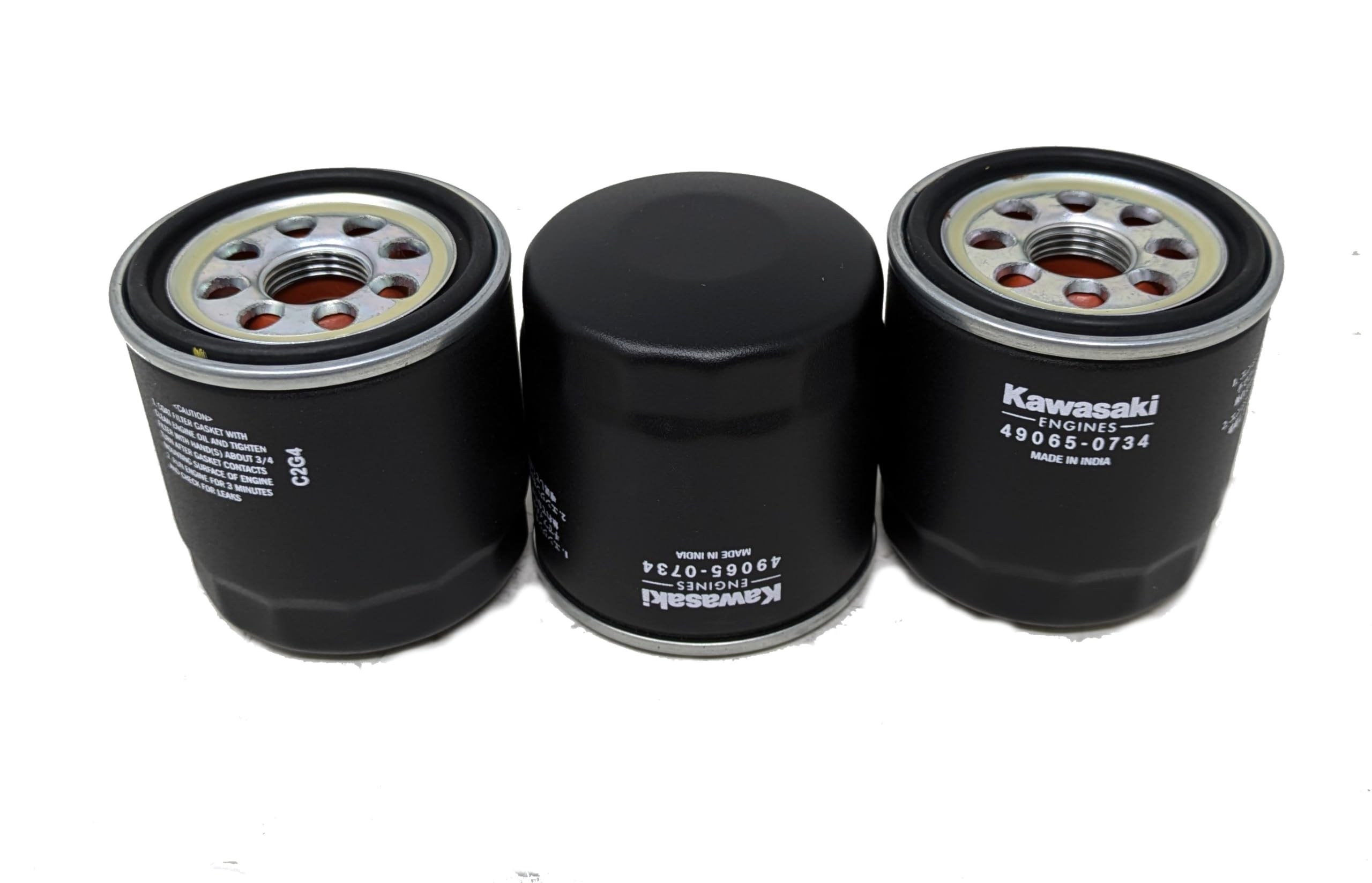 Kawasaki 49065-0724 Oil Filter Fits 49065-7010 Oem- 3 Pack