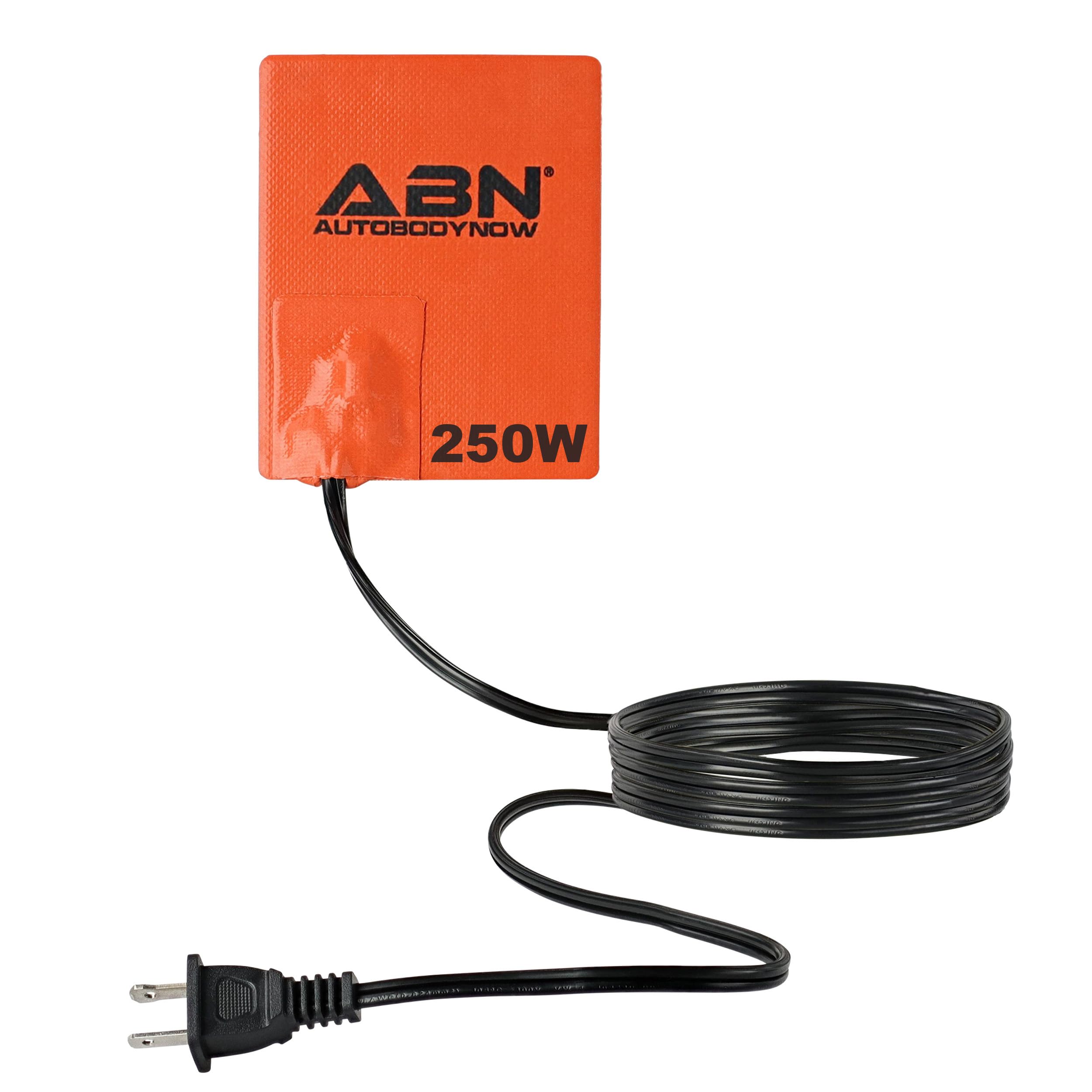Abn Silicone Heater Pad Car Battery Heater Pad Engine Block Heater Pad Oil Pan Heater Pad, 4X5 Inch - 120V 250 Watt