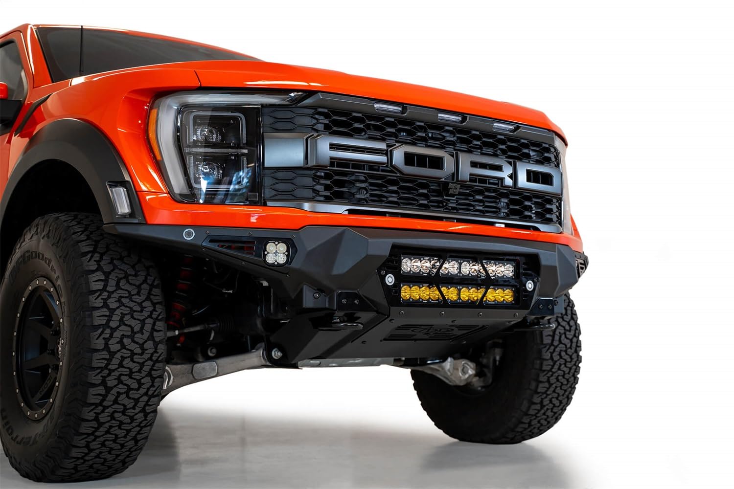 Addictive Desert Designs Raptor Bomber Front Bumper With Light Mounts - F210012140103