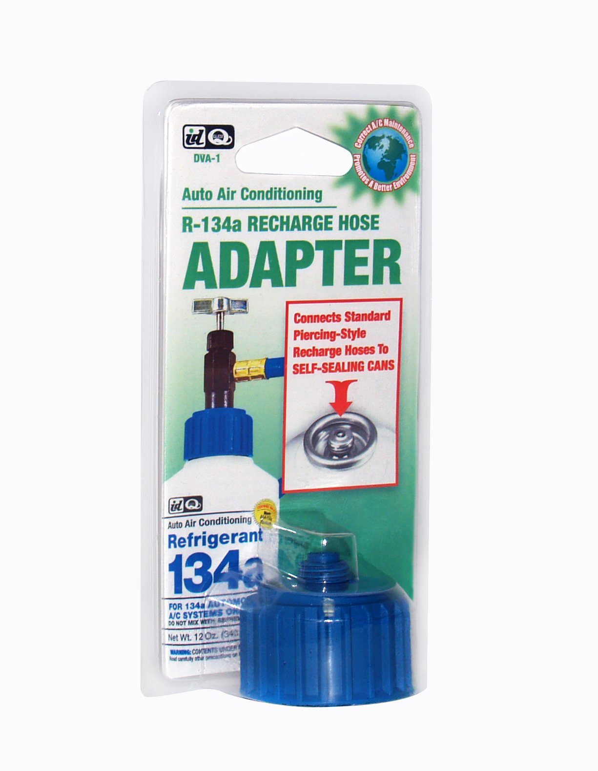 Certified Ac Pro Car Air Conditioner R134A Refrigerant Hose Adapter, Reusable Ac Recharge Kit, Dva-1-6Pk