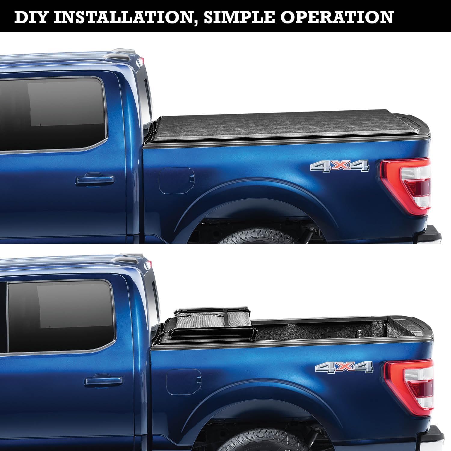 Realtruck Extang Trifecta 2.0 Soft Folding Truck Bed Tonneau Cover | 92585 | Fits 1975 - 1993 Dodge D/W Series 8' Bed (96')