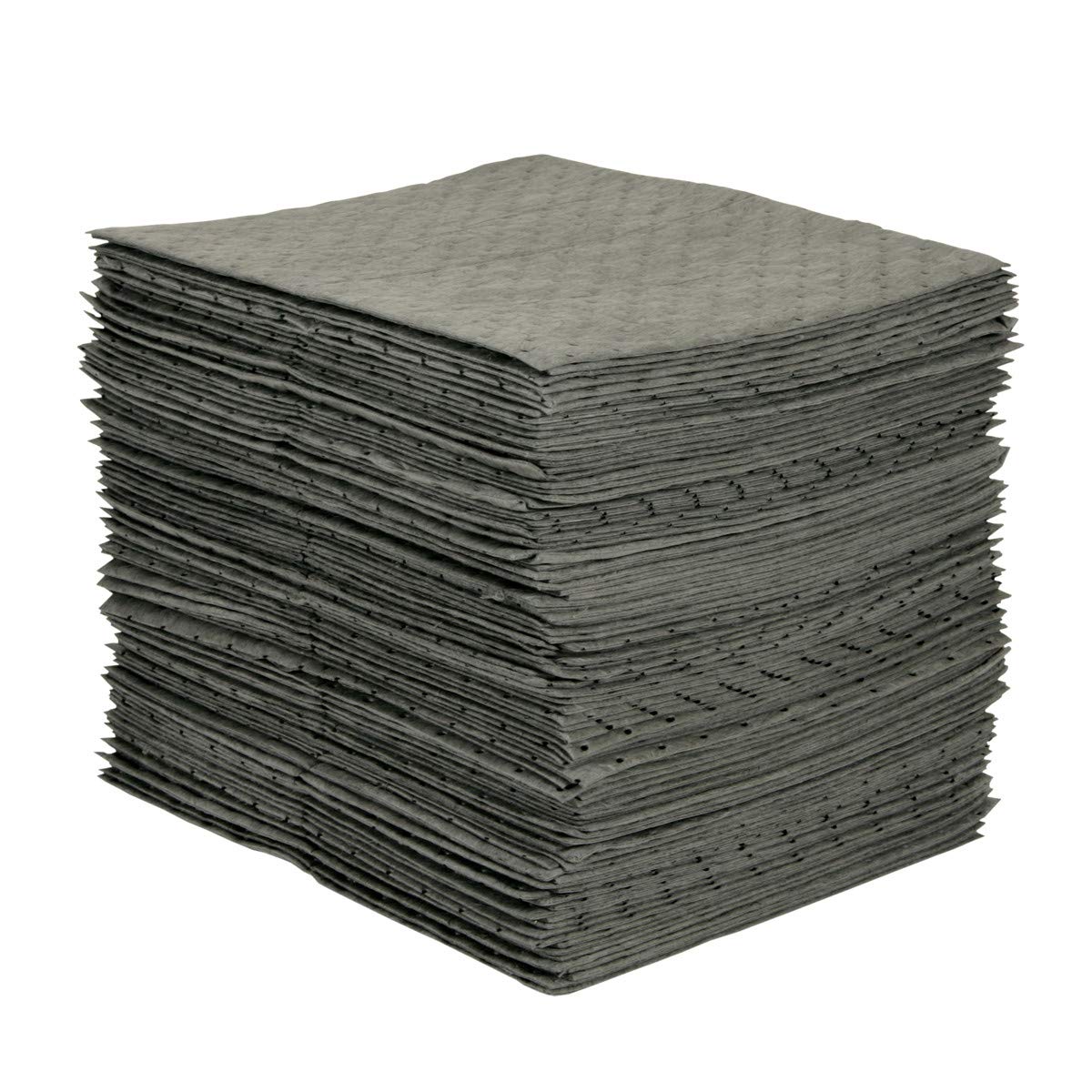 Brady SPC MRO100 Premium Heavy Weight Multi-Purpose (Chemical/Oil/Water) Absorbent Pads with Strong, Low Linting Fine Fiber Cove