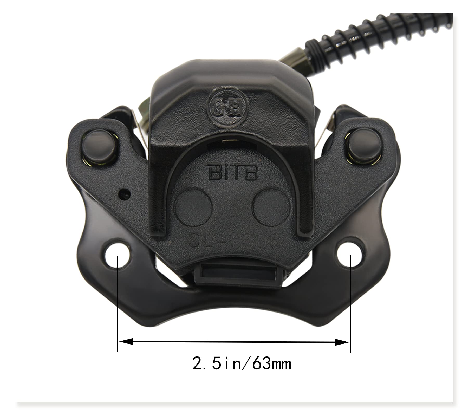 Rain King Rear Brake Master Cylinder Caliper Assembly for 50cc 70cc 90cc 110cc 125cc Chinese ATV Quad Scooter Foot Rear Brake as