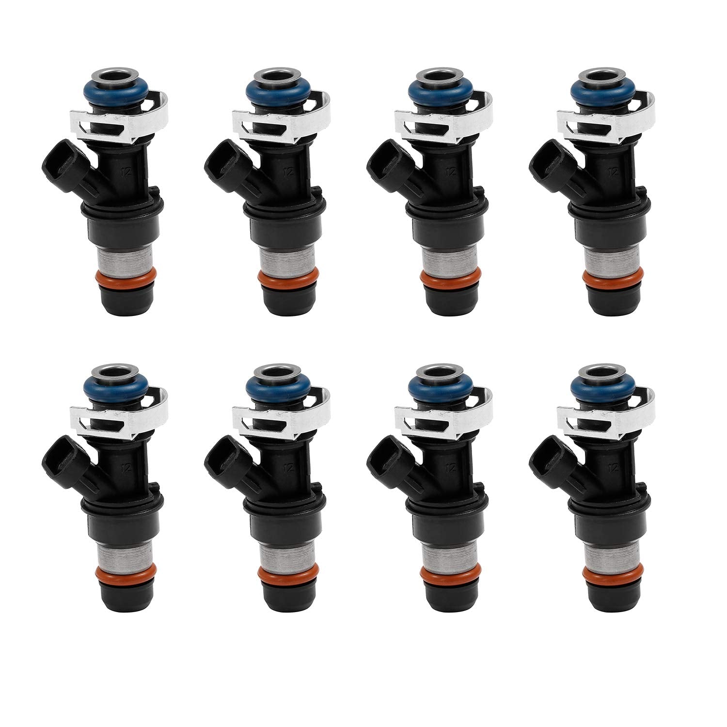 Fuel Injector 2 Holes 8Pcs | 4.8L 5.3L 6.0L Engine | for 2001-2007 Chevy Silverado Suburban Tahoe GMC Sierra Yukon Cadillac Esca