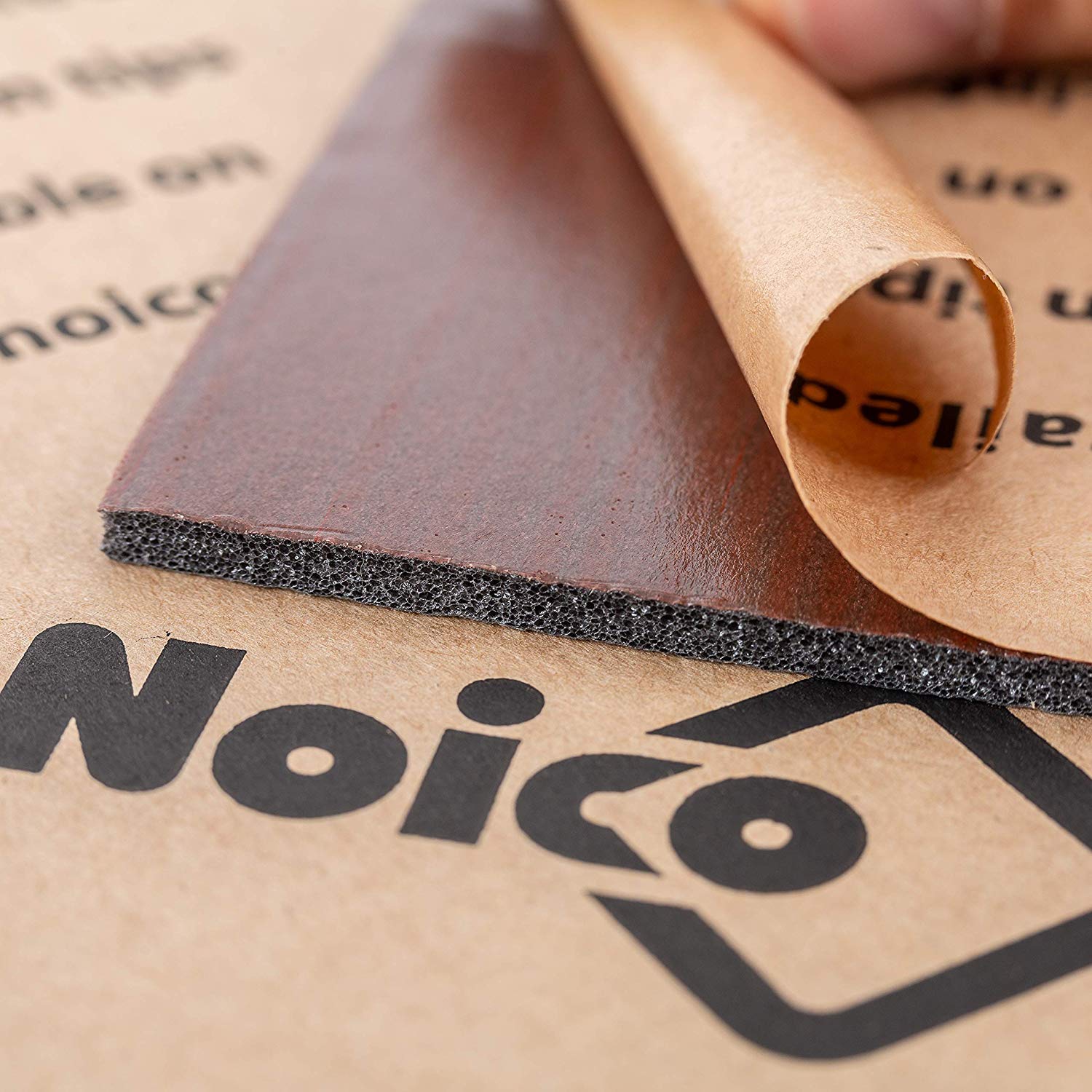 Noico Red 150 Mil (4Mm) 36 Sqft (3.4 Sqm) Noico Liner Car Heat And Sound Insulation,Heat And Cool Liner, Self-Adhesive Closed Ce
