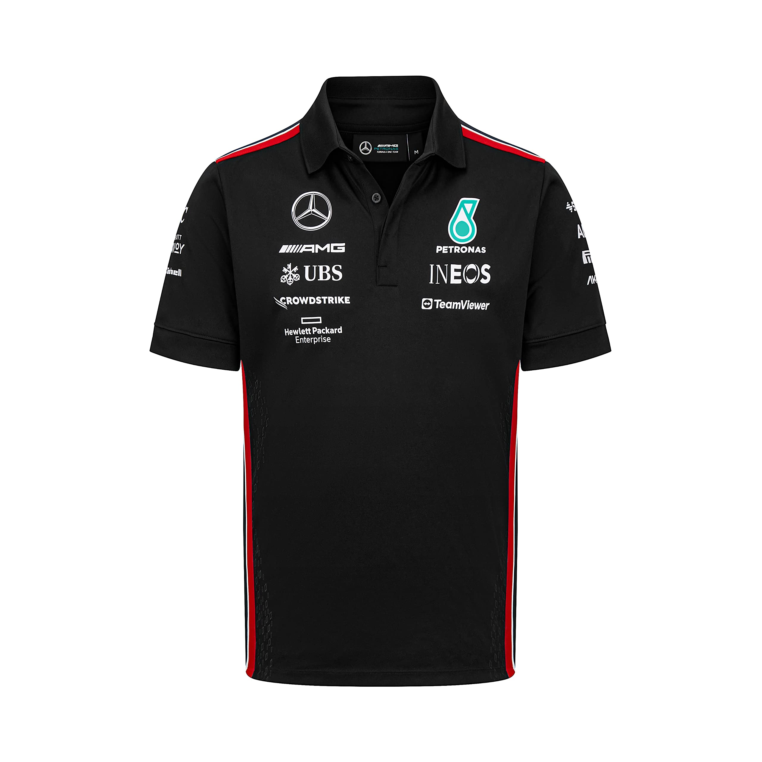Mercedes Amg Petronas Formula One Team - 2023 Team Polo - Black - Men - Size: Xl