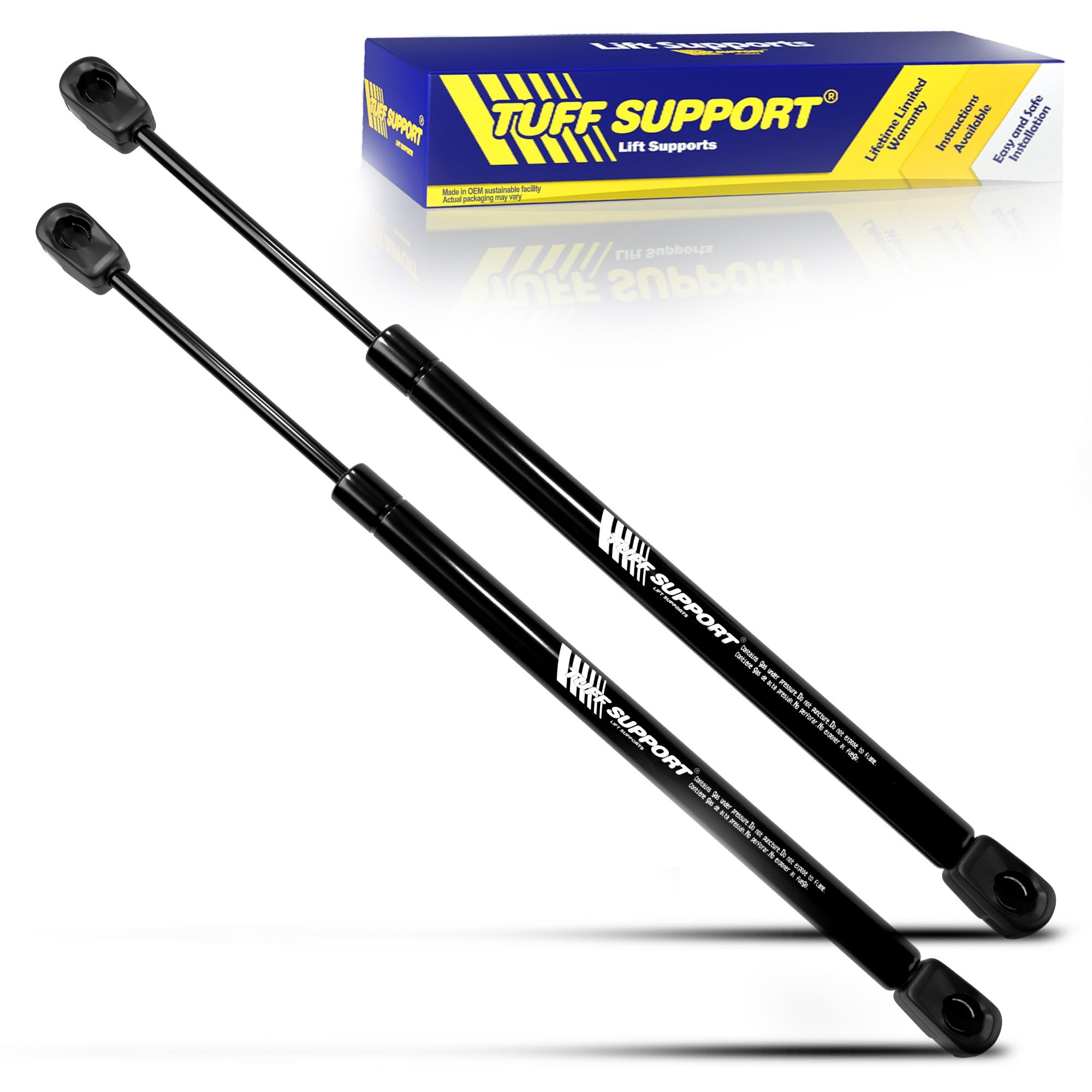 2 Pieces (Set) Tuff Support Rear Trunk Lift Supports 2005 To 2009 Buick Allure And Lacrosse