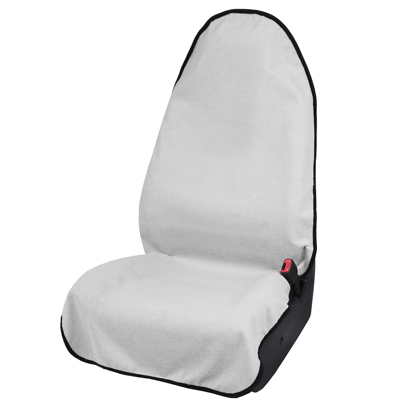 Leader Accessories Towel Bucket Seat Cover Waterproof White Machine Washable For Athletes Running Swimming Boxing Workout Outdoo