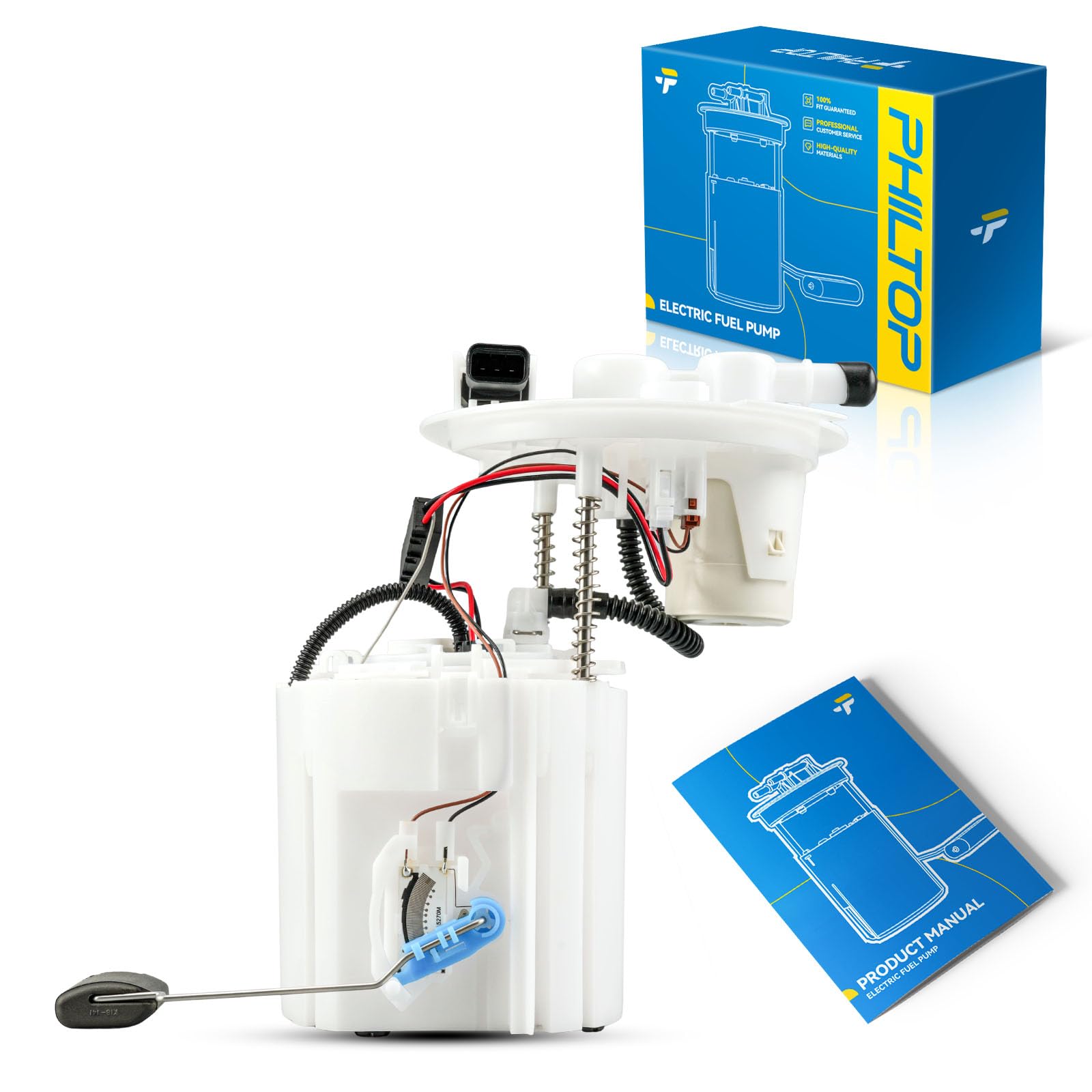 PHILTOP FG2329 Electric Fuel Pump Assembly Fit for Elantra 2017 2.0L, Kona 2018-2021 2.0L, Forte 2021 2.0L, Forte 2019, Rio 2020