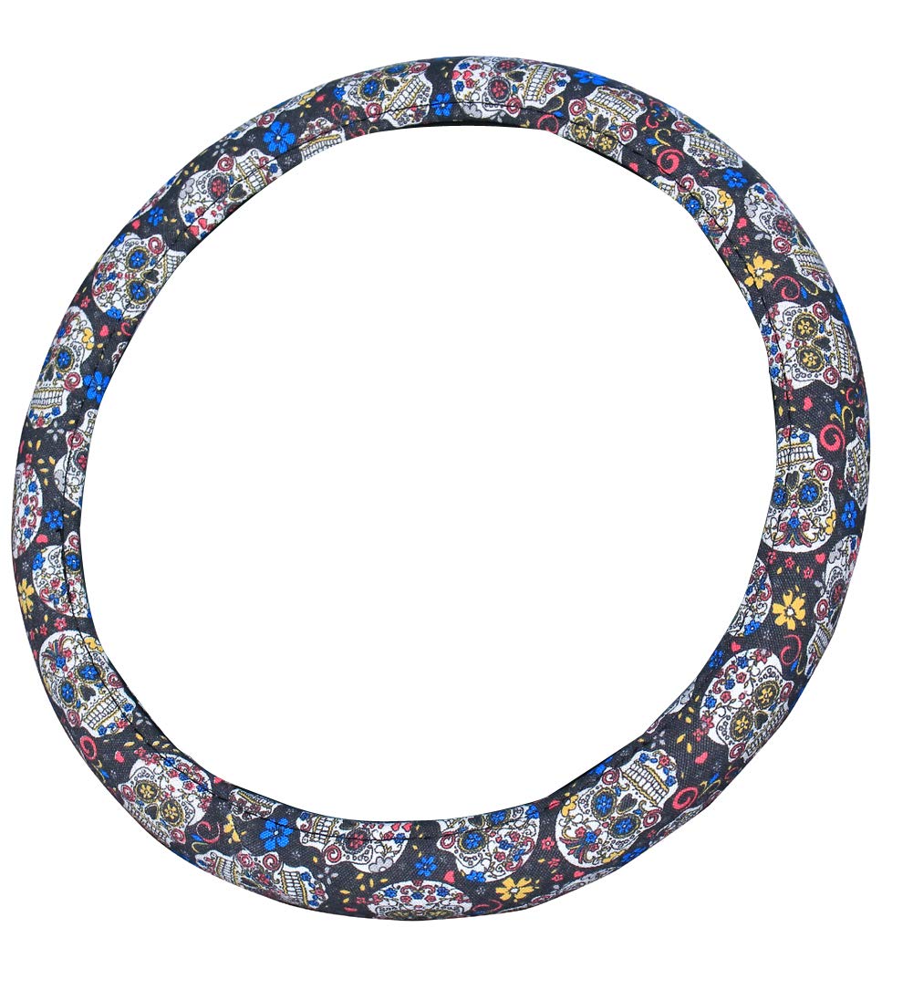 Women'S Cute New Flower Steering Wheel Cover (Safflower)