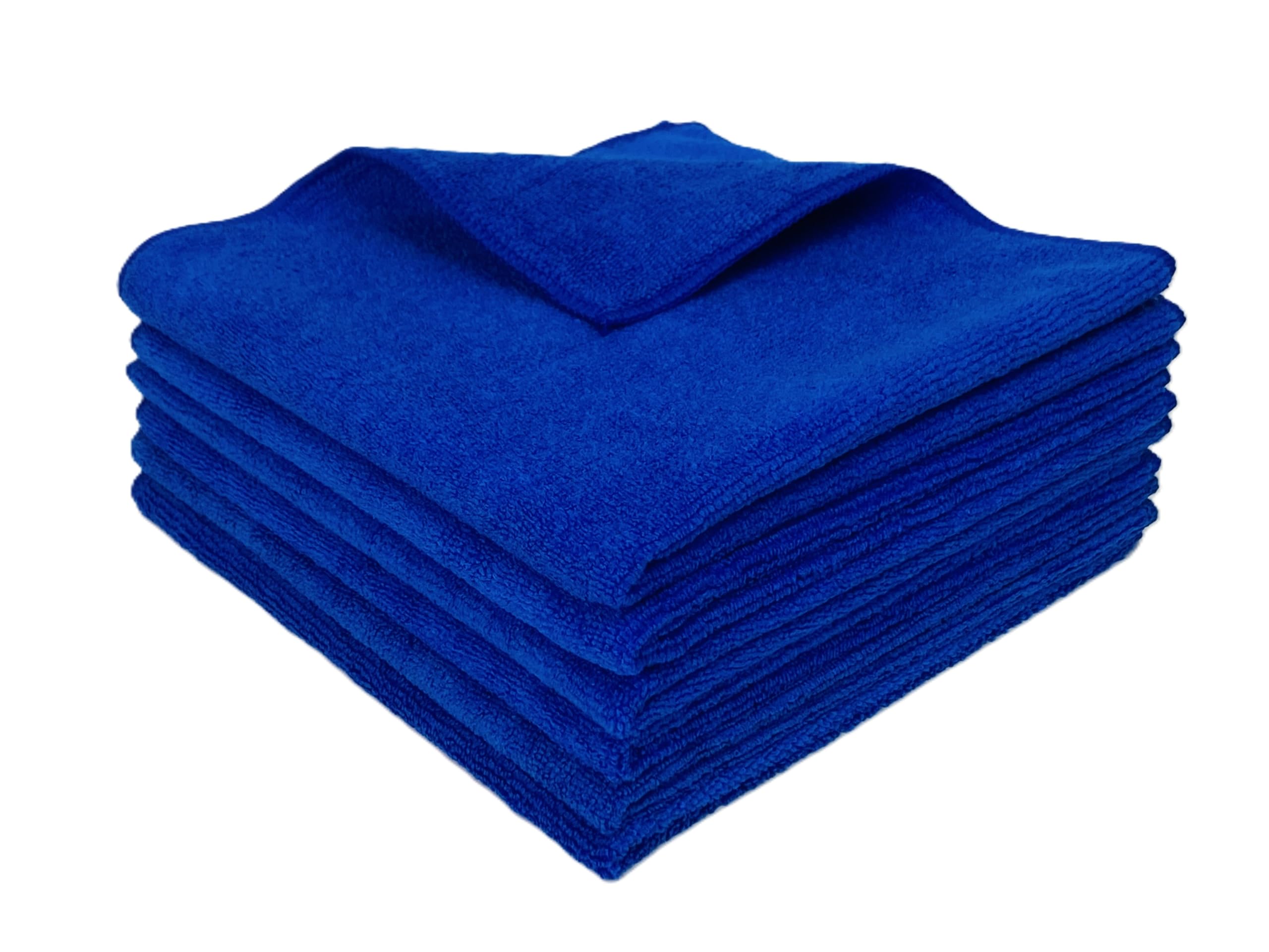 BEKYA Microfiber Cleaning Cloth, 350GSM, 40x40cm, Pack of 6  UltraSoft, LintFree, Reusable Towels for Home, Kitchen & Car Cle