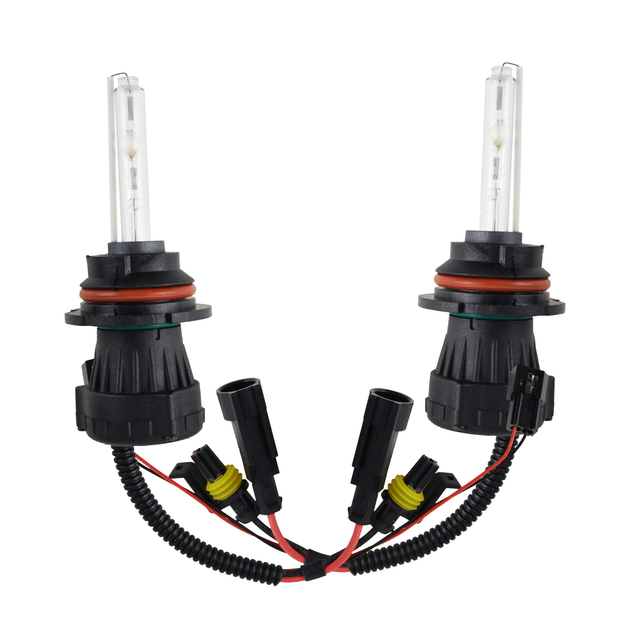 Innovited 9004 9007 3000K Bi Xenon Hi/Lo Xenon Bulb X 1 Pair Bundle With 2 X 55W Platinum Digital Ballast (Golden Yellow)