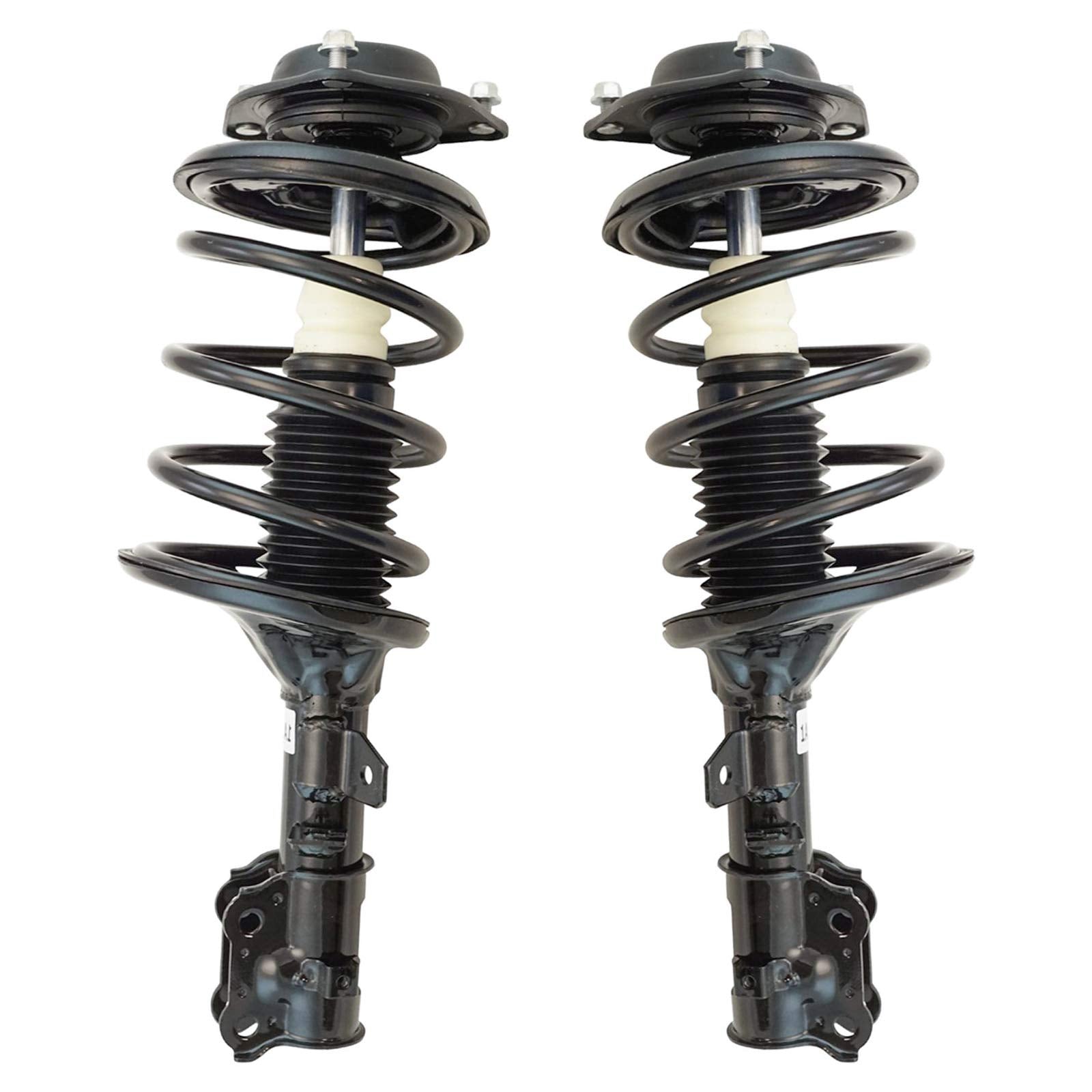Trq Front Strut & Coil Spring Assembly Set Driver & Passenger Sides Compatible With 04-09 Kia Spectra 05-09 Spectra5