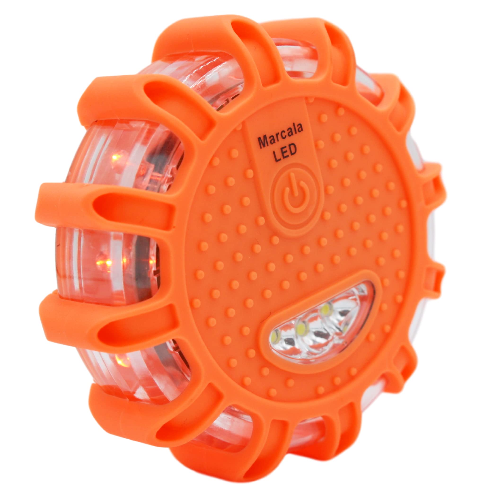 Marcala Led Road Flare 1-Pack  Dot Compliant Led Road Flares Car Emergency Kit  Emergency Flares Kit W/Batteries Installed  Road