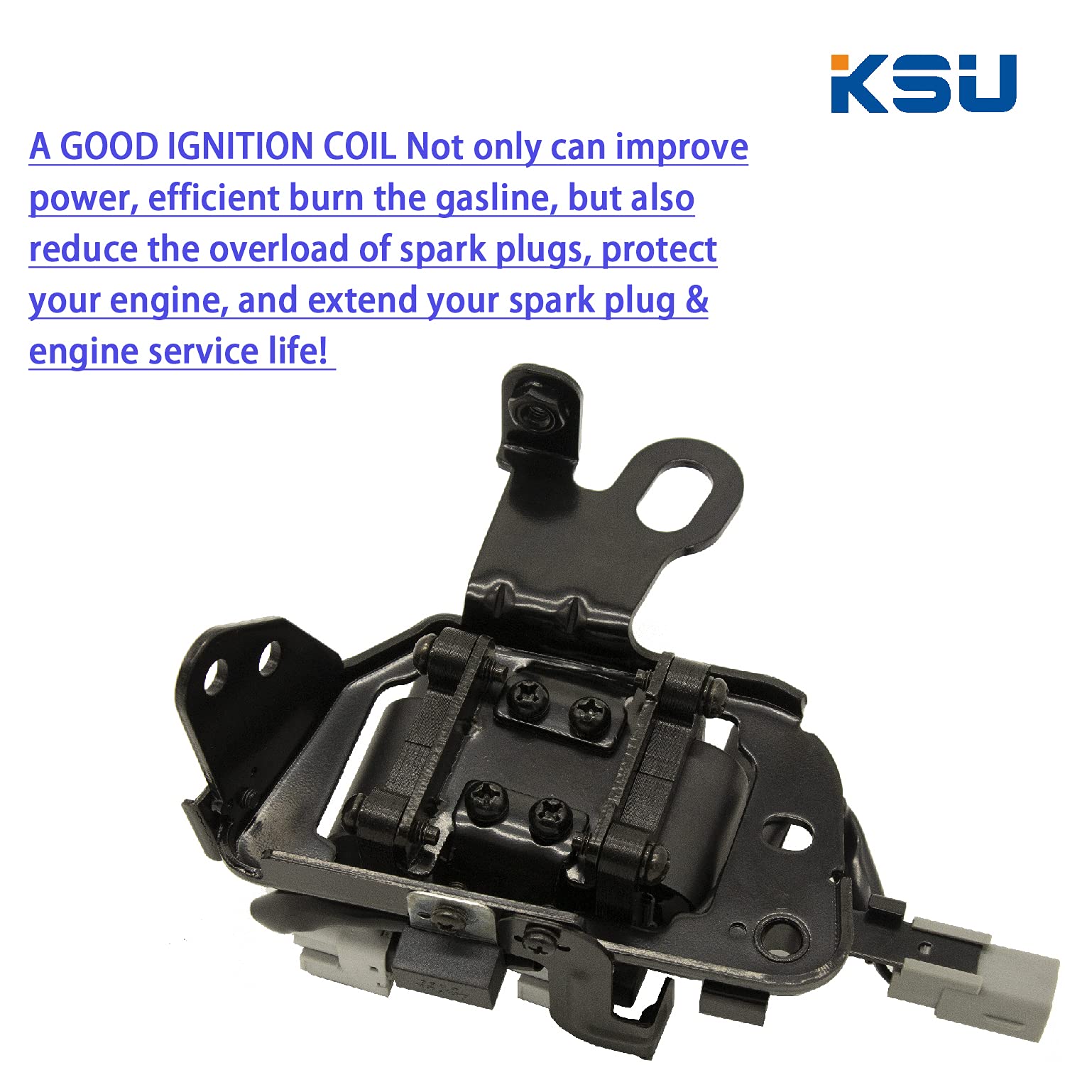 Ksu Coil Pack & Spark Plug Compatible With Hyundai Tucson 2.0L L4 2005 2006 2007 2008 2009