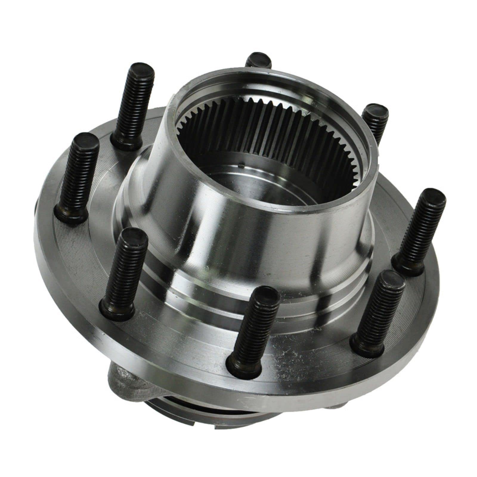 Trq Front Wheel Bearing & Hub Assembly 4Wd With Abs Sensor Compatible With 1999-2004 Ford F-350 Super Duty F-450 Super Duty F-55