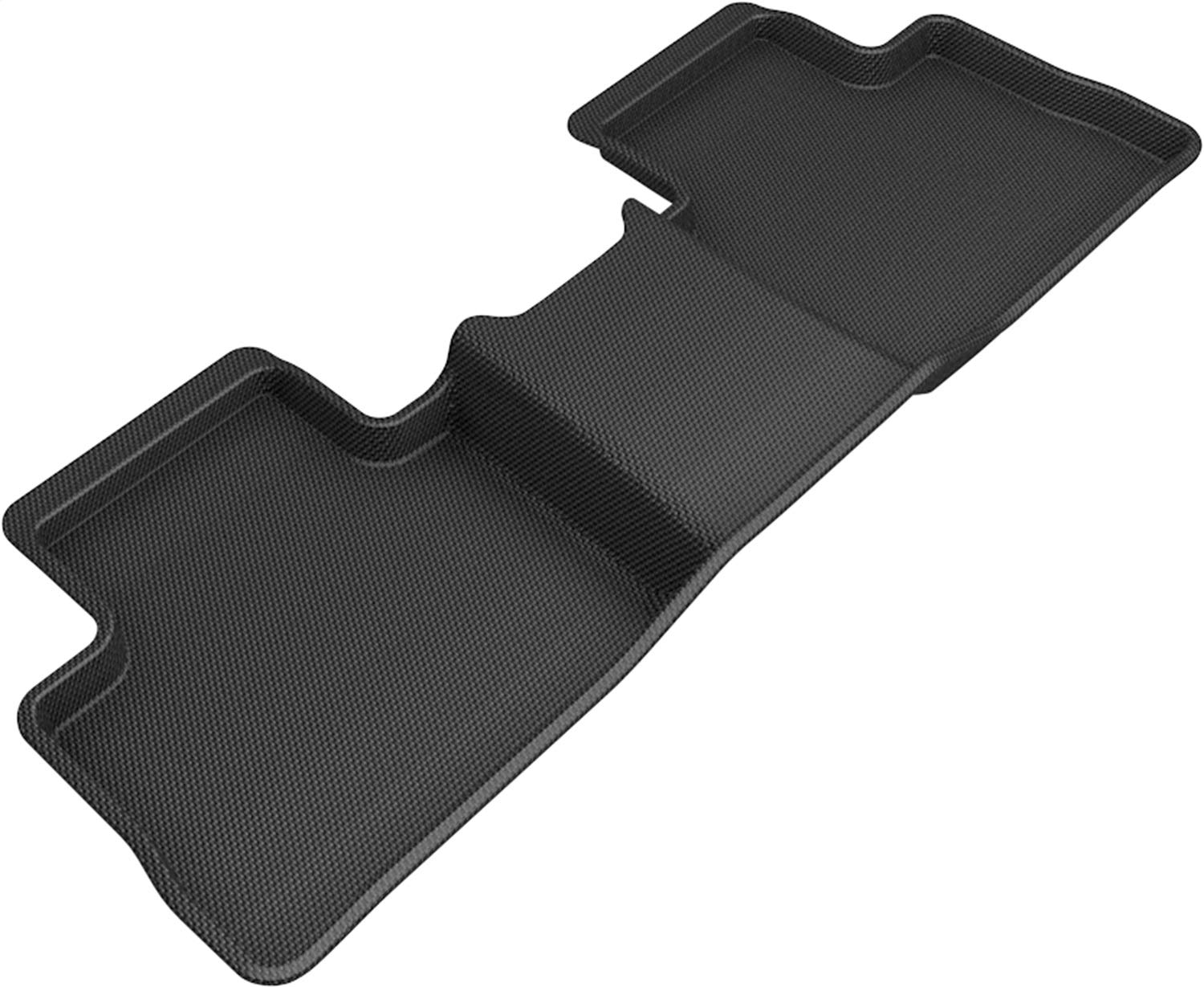 3D Maxpider Custom Fit Kagu Floor Mat (Black) Compatible With Toyota Rav4 Gasoline 2019-2023 - Second Row