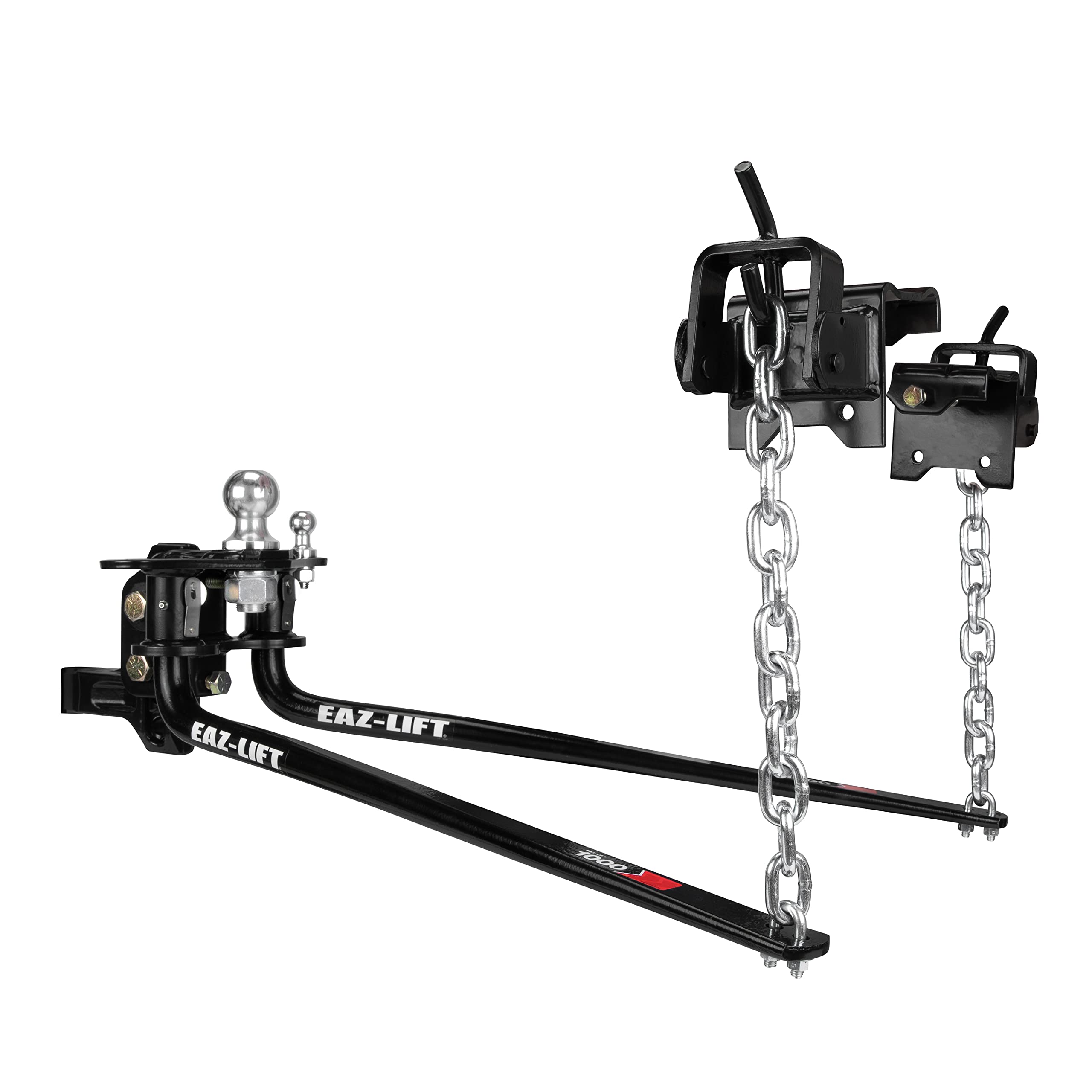 Eaz-Lift Elite 1,000lb Weight Distribution Hitch - Height Adjustable Forged Shank, Model 48053, Alloy Steel