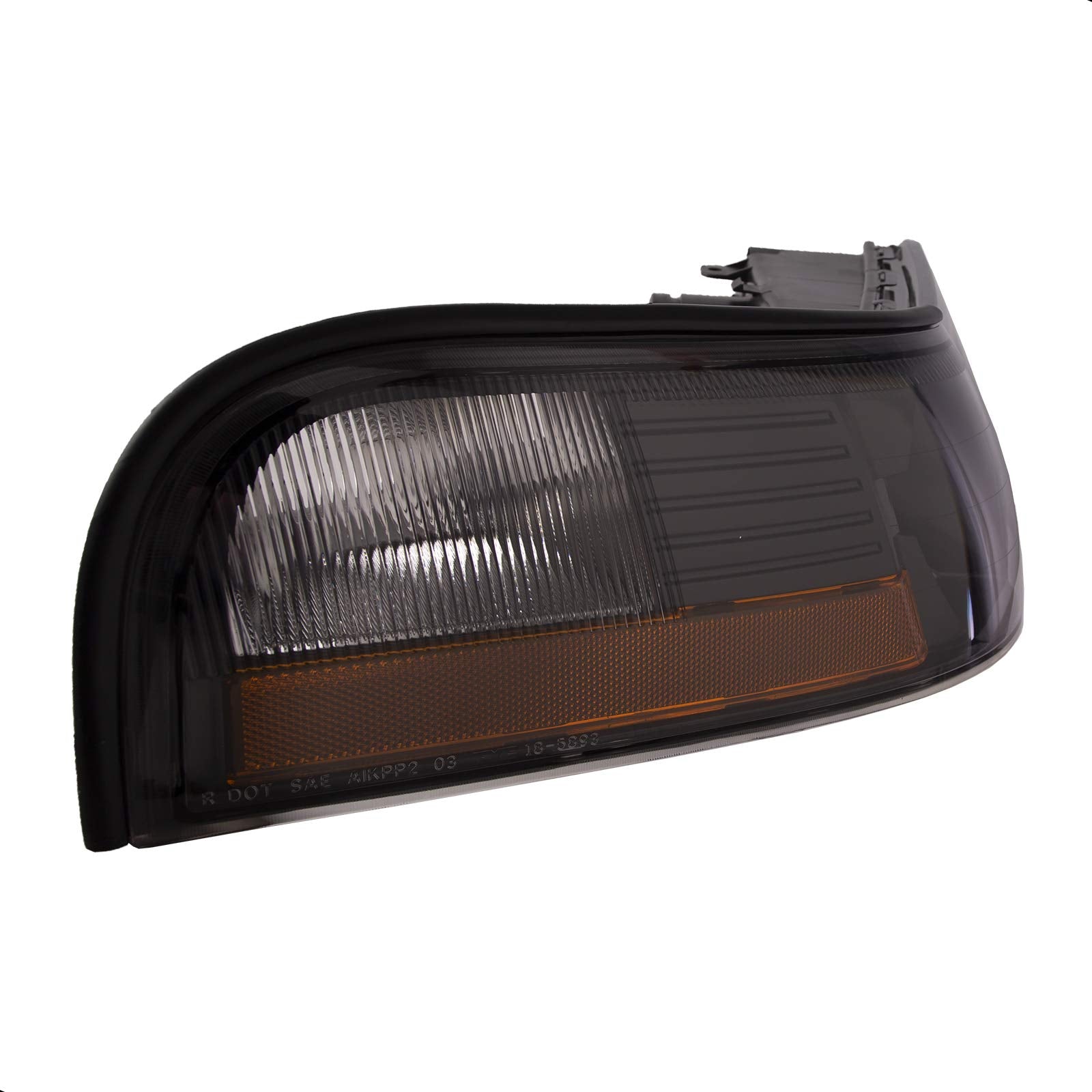 PERDE Headlights for 2003-2004 Grand Marquis & Marauder, Black, Performance Lens, Pair, Model 3W3Z13008CA/3W3Z13008DA