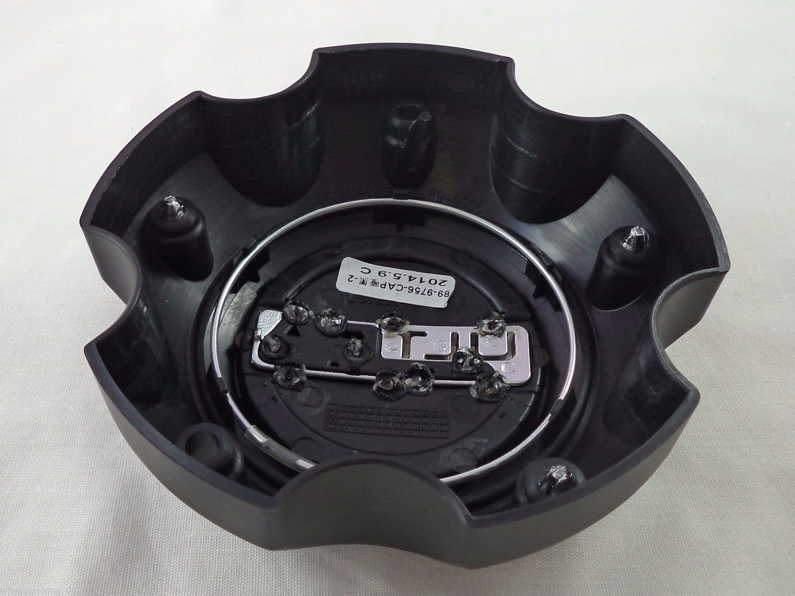 Ultra Motorsports 5 Lug Black Custom Wheel Center Cap Set Of 2 Pn: 89-9756