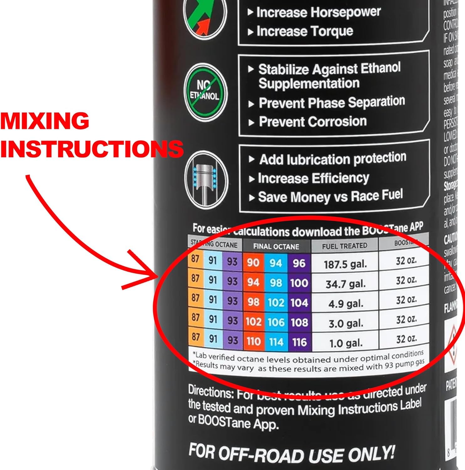 BOOSTane Professional Octane Booster, Formulated to Increase Octane for High Performance Race Engines, 32oz (2 Pack)