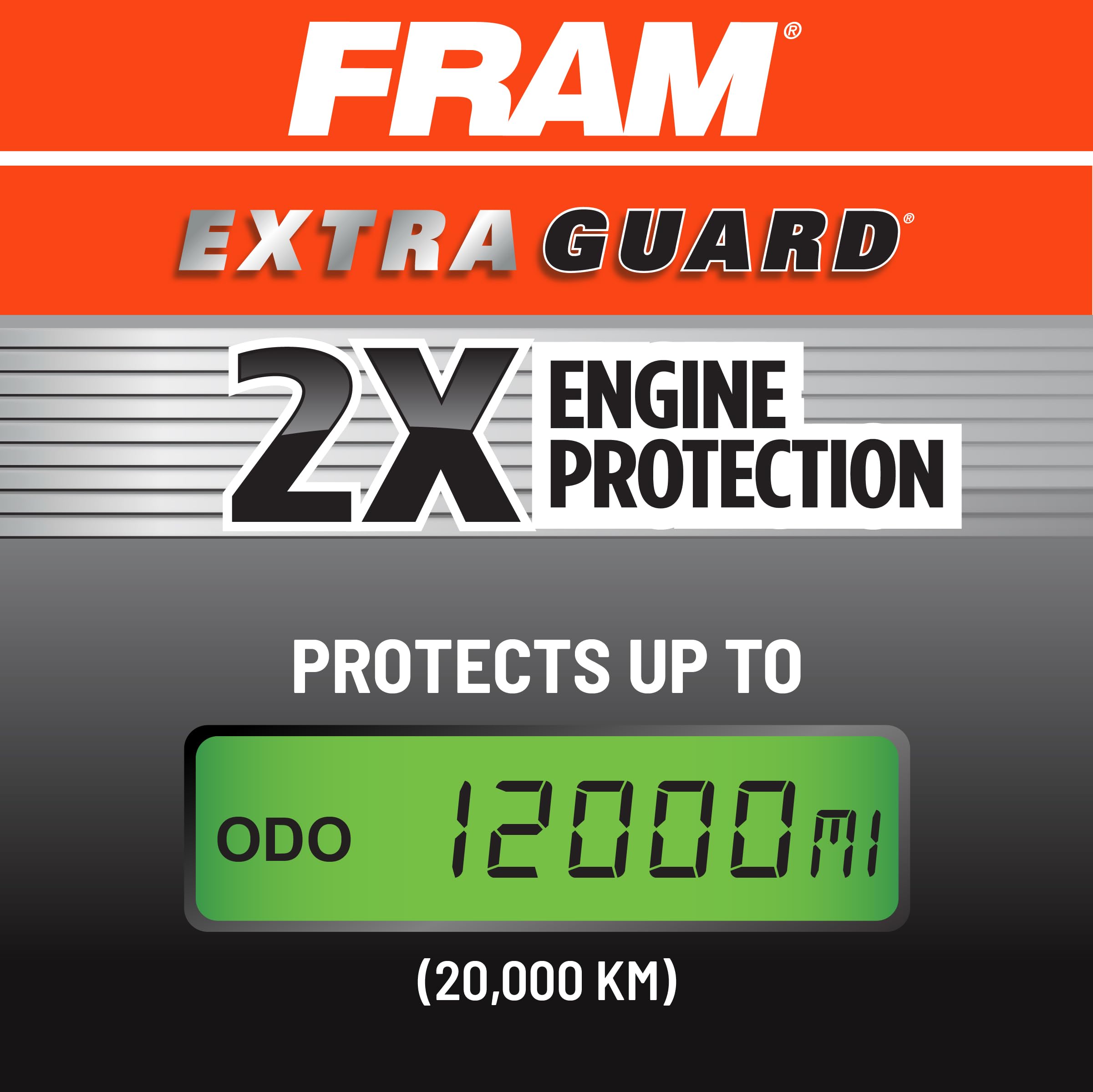Fram Extra Guard Rectangular Panel Engine Air Filter Replacement, Easy Install W/Advanced Engine Protection And Optimal Performa