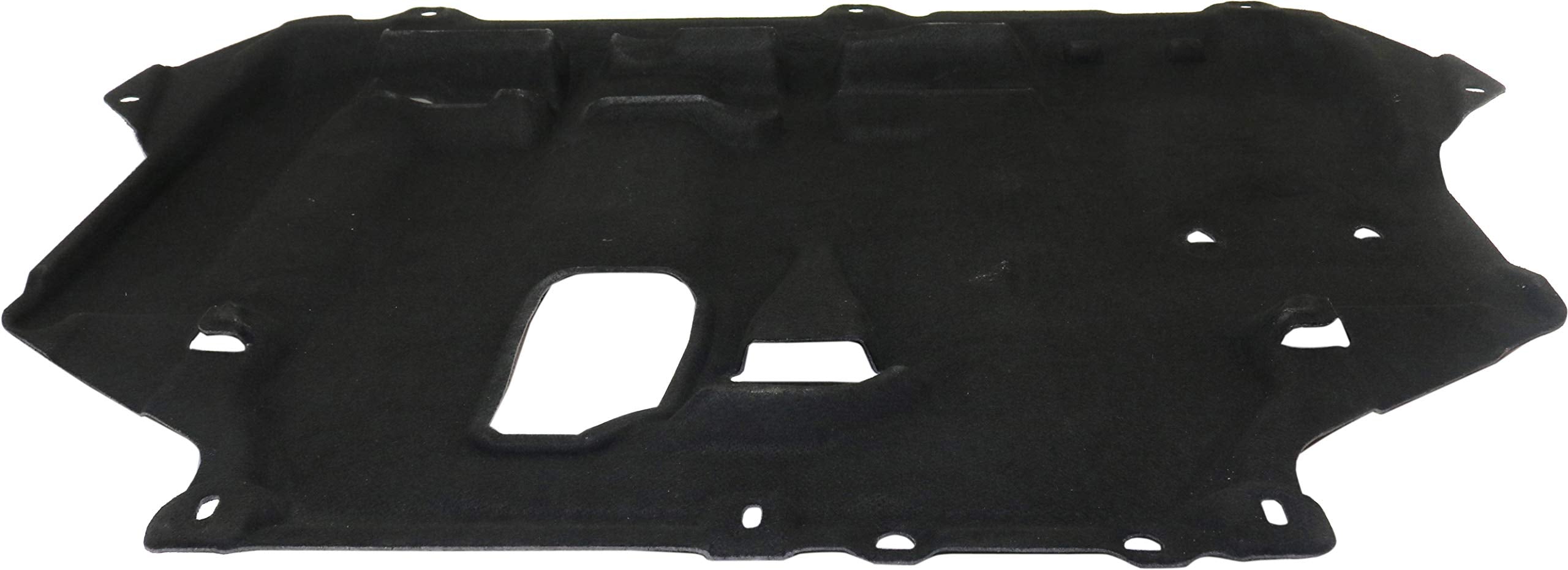 Evan Fischer Center Engine Splash Shield for 2012-2018 Ford Focus, 2.0L, Plastic, Under Cover, OEM Fit, Durable Protection