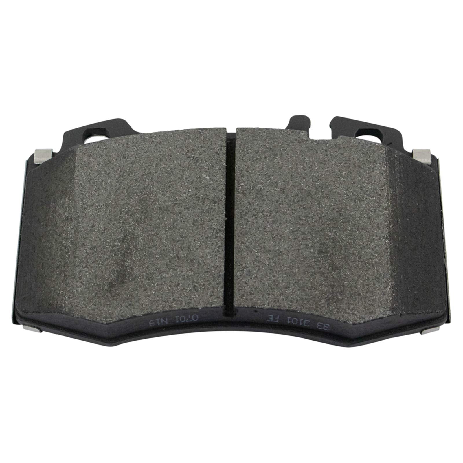 Trq Front Brake Pad & Rotor Kit Brake Pads Brake Rotor Semi-Metallic Compatible With 2003-2006 Mercedes-Benz Cl500 S430 S500