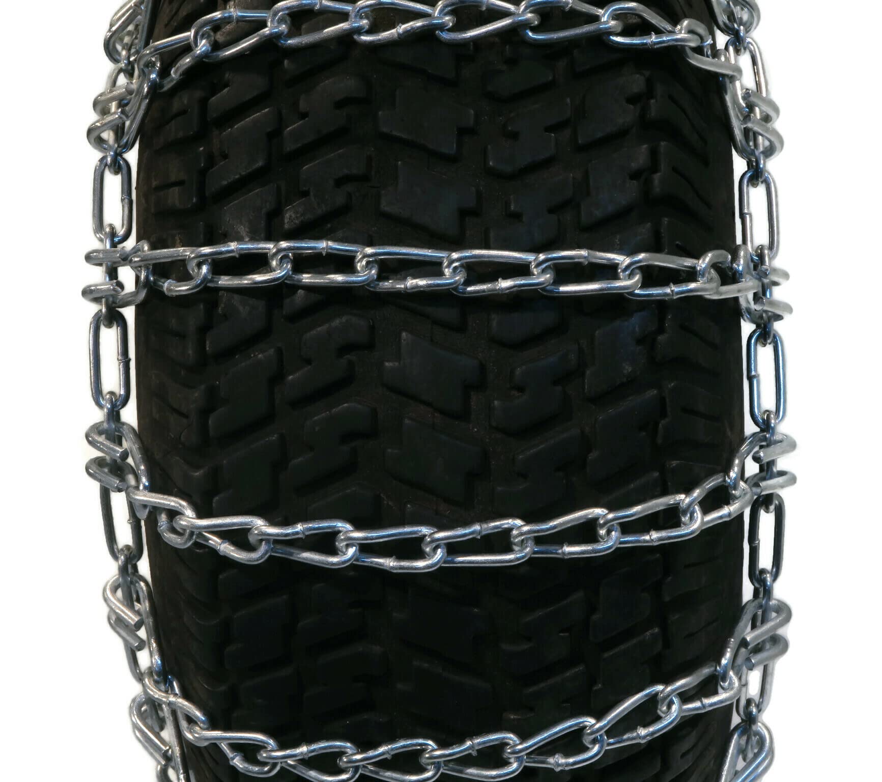 Nalymory 5572 Rotary Tractor Tire Chains - Set of 2, 26"x12"x12", Alloy Steel, 2 Link Spacing