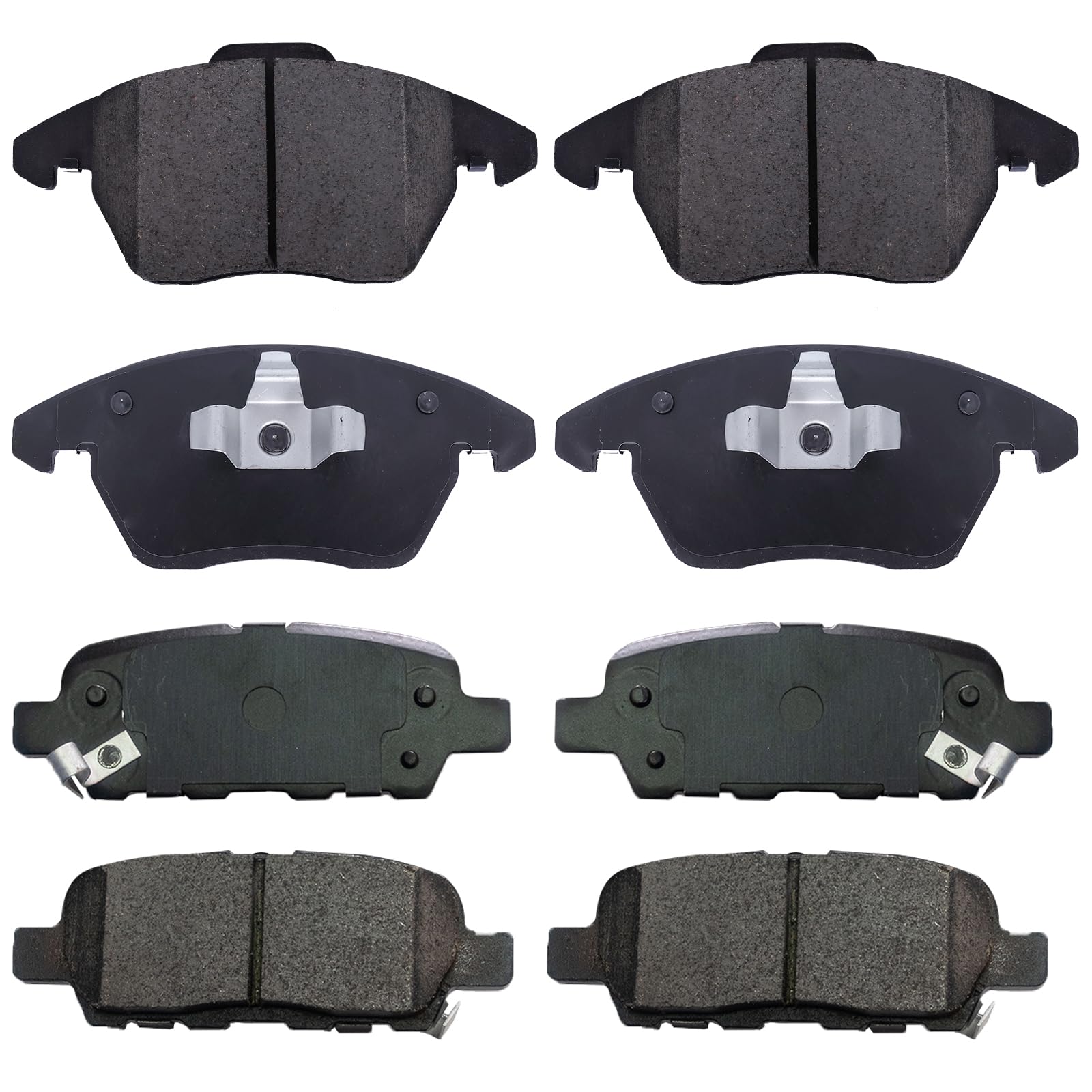 EXPPOWER Front Rear Ceramic Brake Pads Kit For 2013 2014 2015 2016 2017 for Nissan Altima