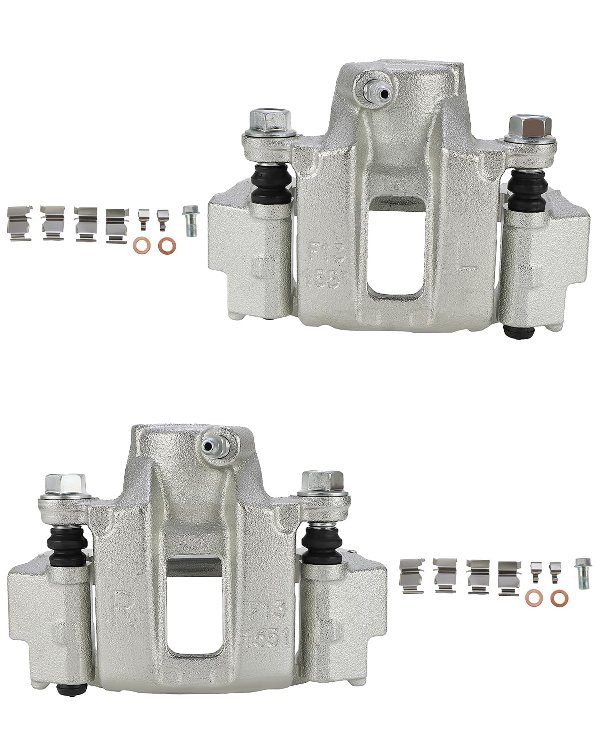 cciyu Rear Left + Right Brake Calipers With Bracket 19B2726 19B2727 For Toyota 2003-2014 (2PCS)