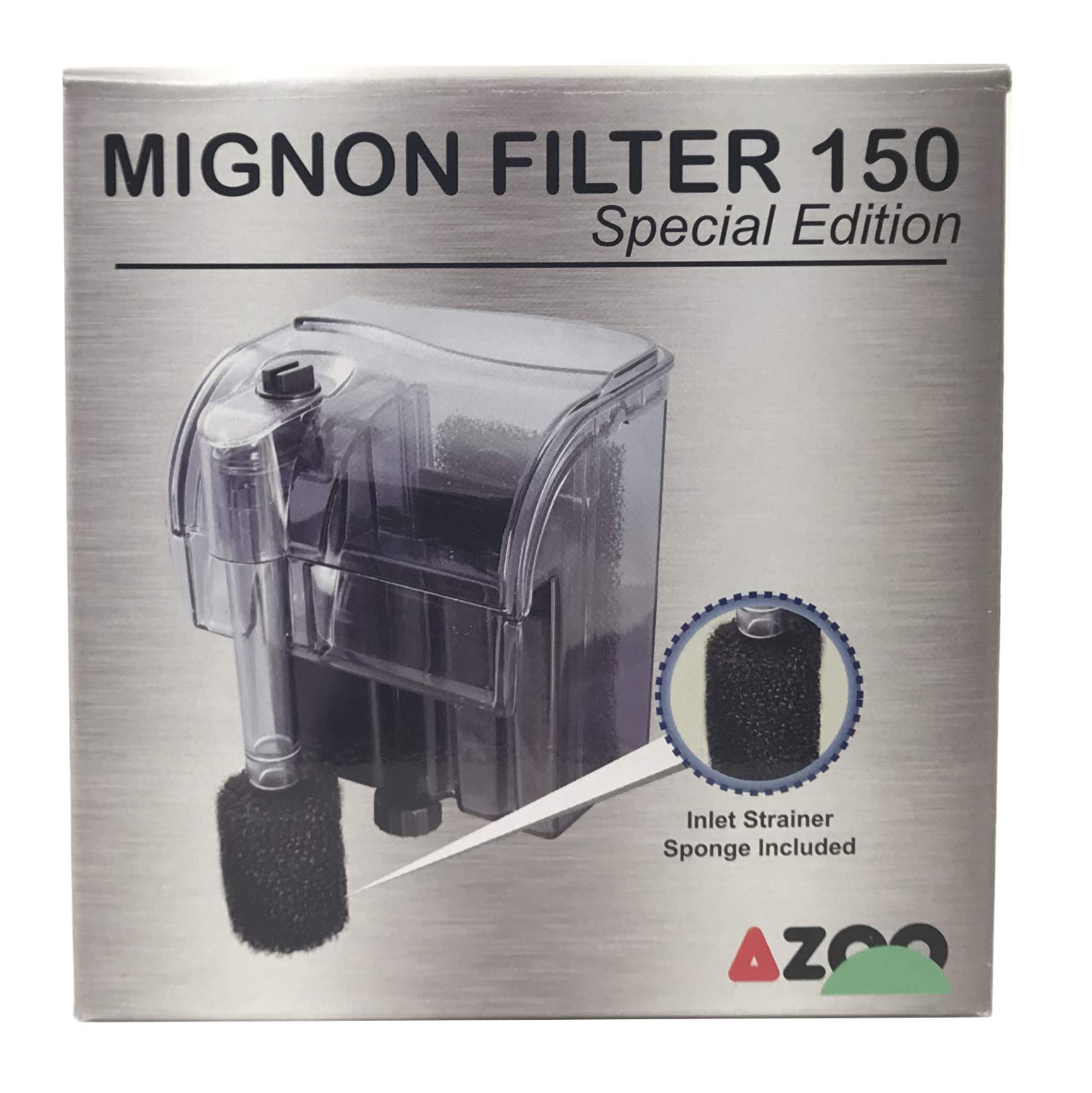 Azoo Mignon Filter 150 Power Filter - Model AZ13107, Compact Aquarium Filtration System