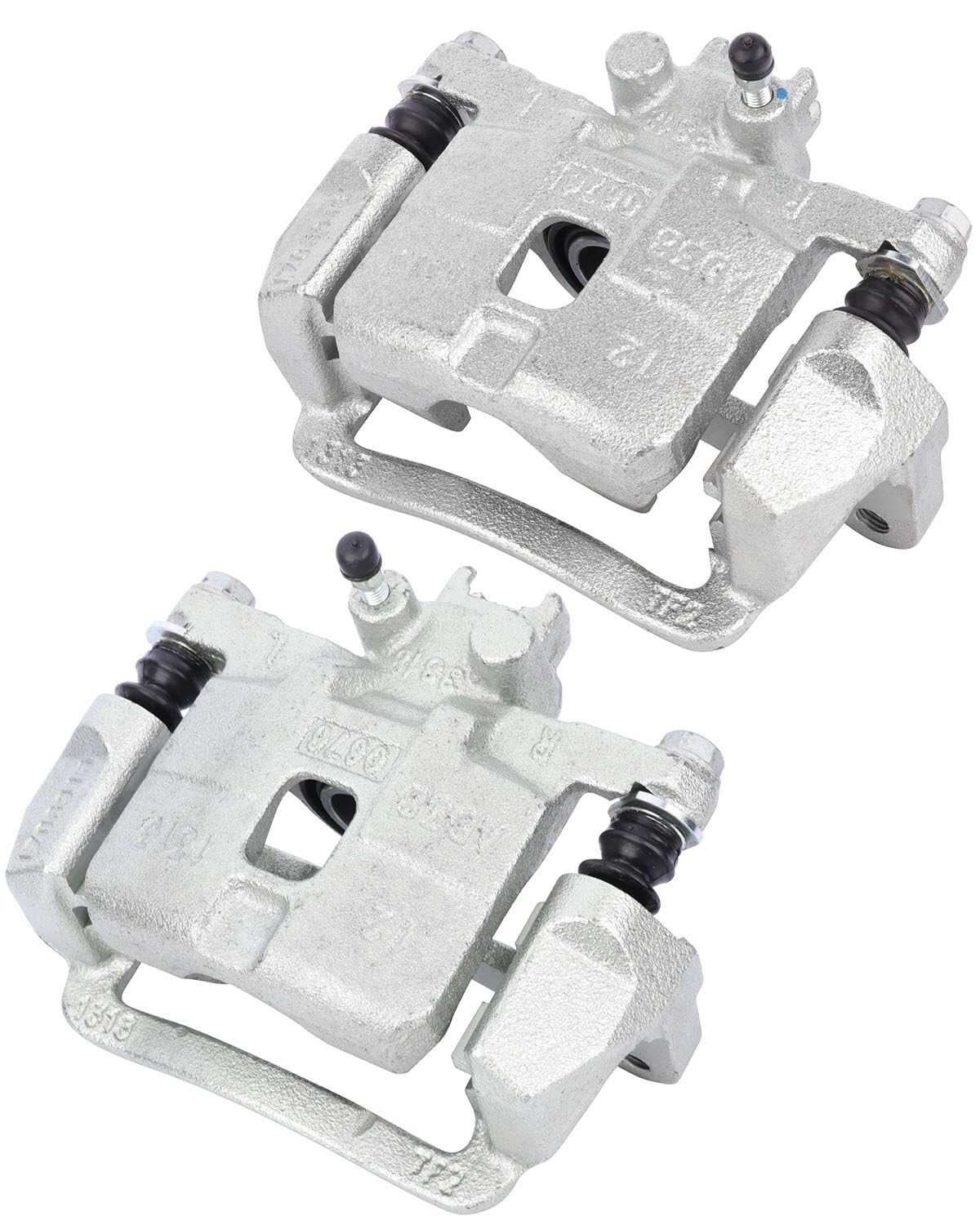 cciyu Rear Left & Right Brake Calipers With Bracket 19-B2066A 19-B2067A For Saab 2005-2006 For Subaru 2004-2008 (2PCS)