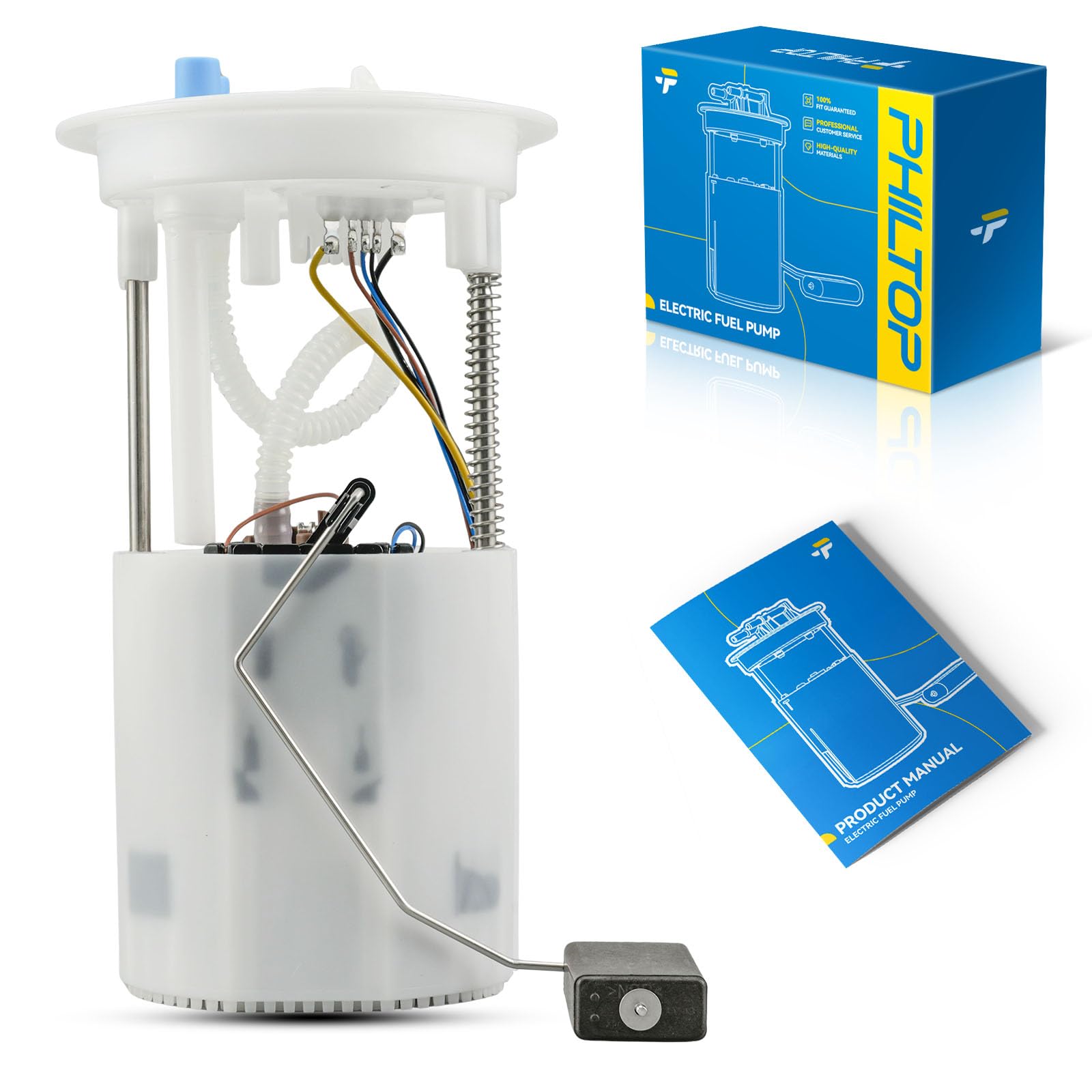 PHILTOP FG1273 Electric Fuel Pump Module Assembly Kit Fit for Jetta 2008-2014, Jetta 2011-2015, Jetta 2014, Beetle 2012-2014, Ra