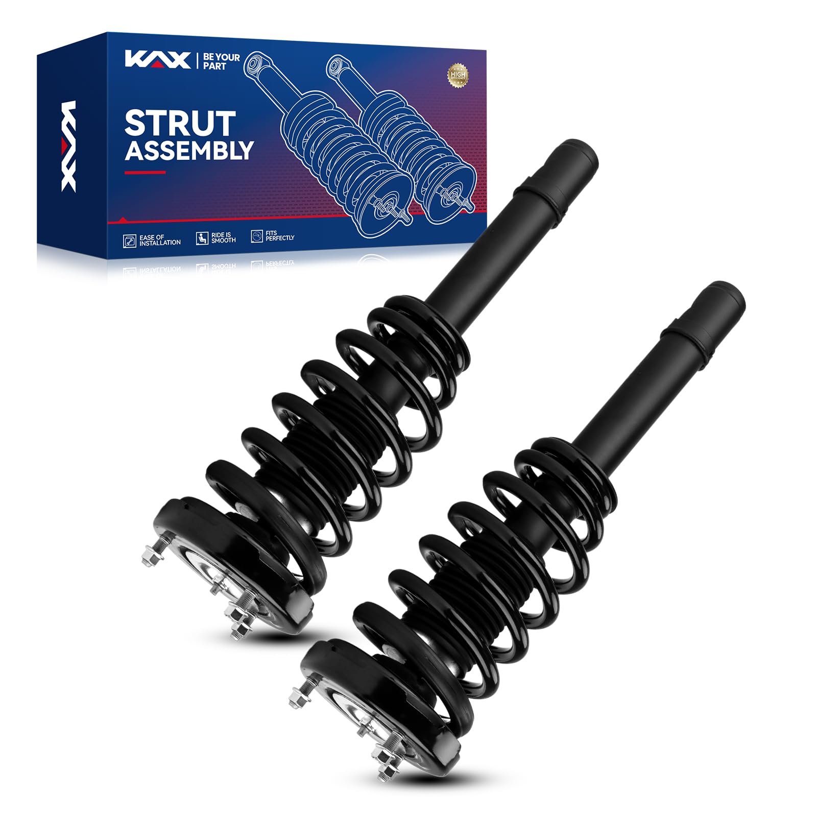 KAX Front Struts for Sonata 2006 2007 2008 2009 2010 Azera 2006-2011 2.4L 3.3L 3.8L V6 FWD, Front Quick Complete Suspension Stru