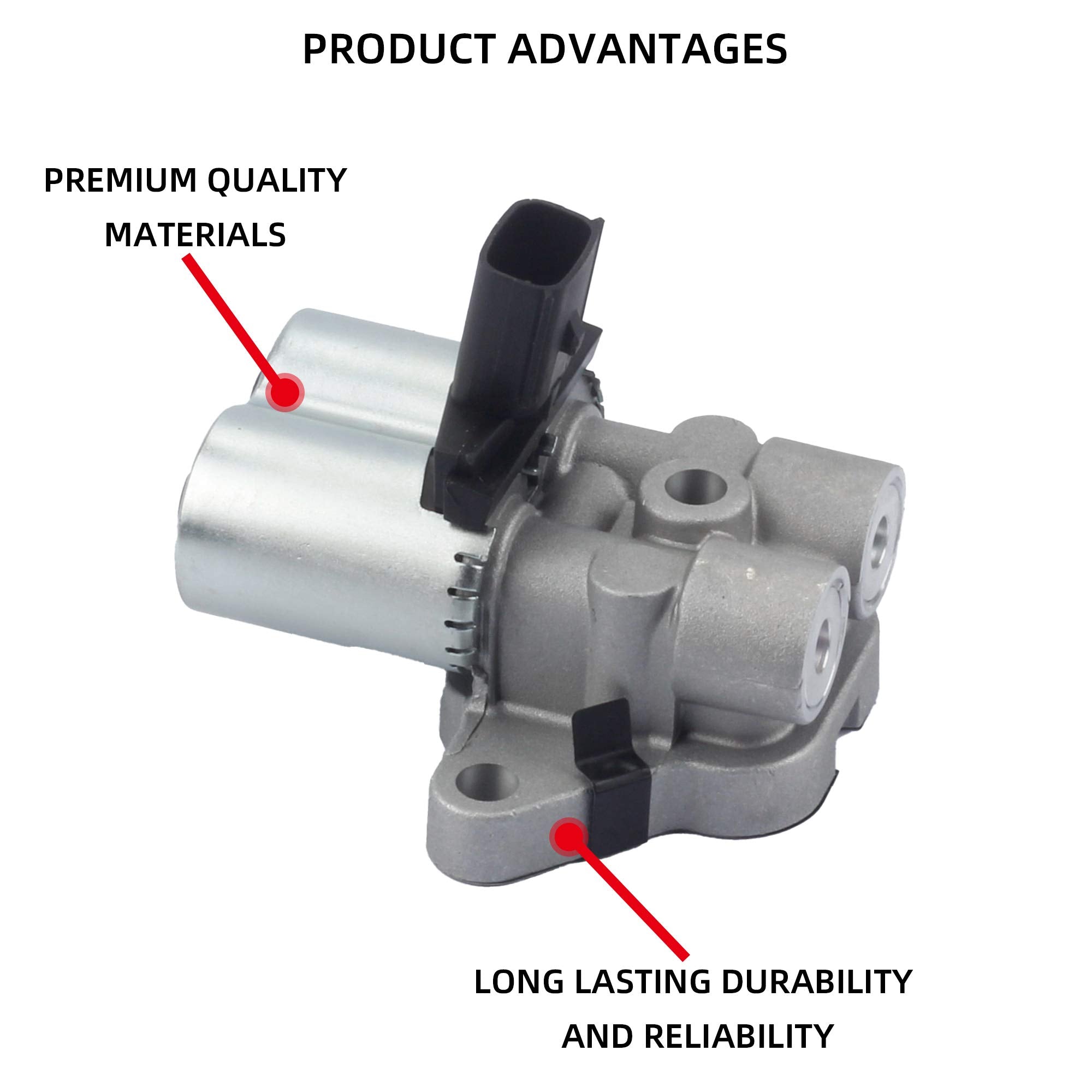 Dasbecan Engine Variable Timing Oil Control Valve VVT Solenoid Compatible with Chevrolet Chevy Malibu Impala 2.5L 2014 2015 Repl
