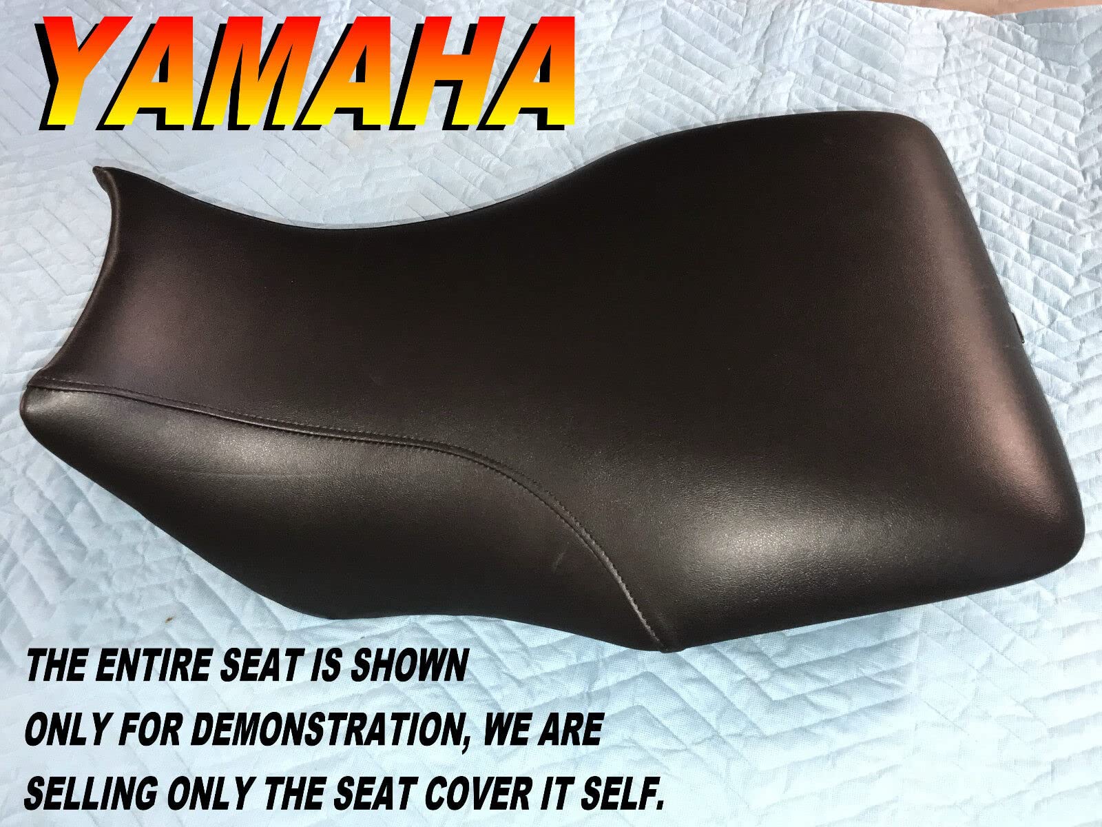 Seat Cover Vinyl Custom Fit for Yamaha Grizzly 660 ATV (2002-08) - 4-way Stretch, Cold Crack Resistant, Model 226