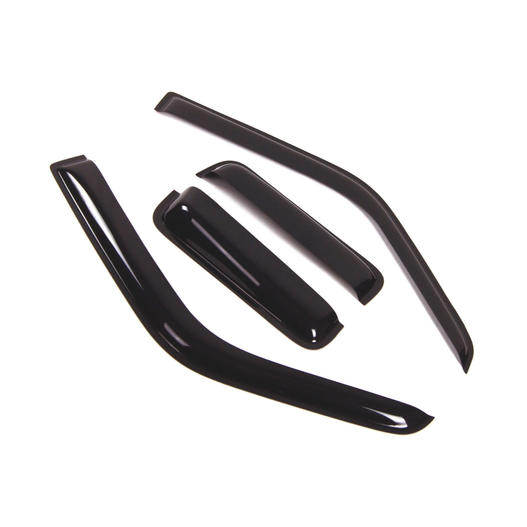 Tuningpros Outside Mount Window Vent Visors Rain Guards Compatible With Dodge Dakota Extendedcab 1987-1996 | Side Window Wind De