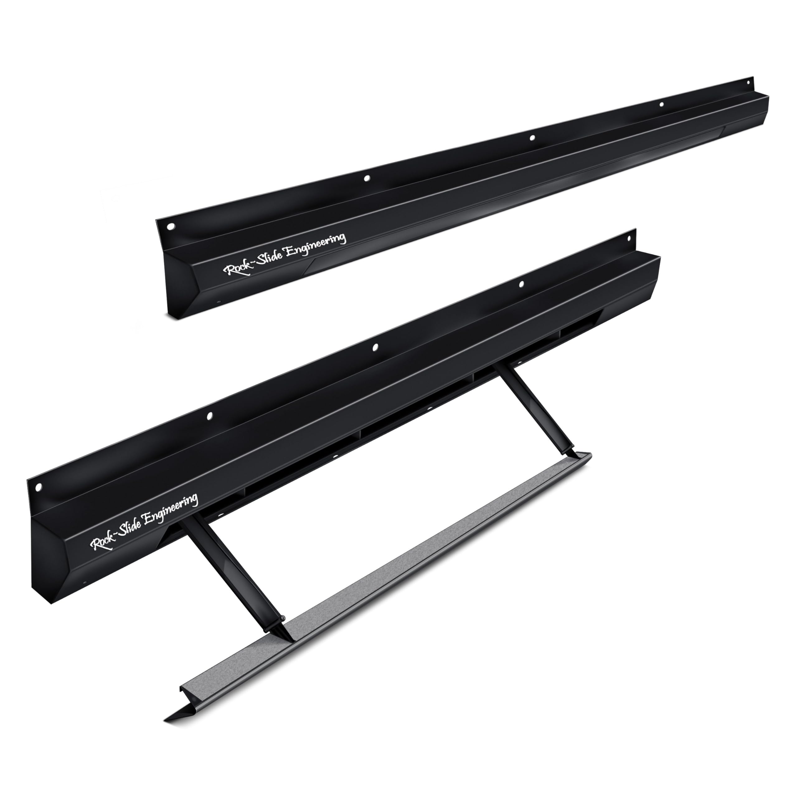 Rock Slide Engineering Bd-Ss-300-Jt4D Jt Gladiator Step Sliders 3Rd Gen Driver Side Sub Part 2020-22 Jeep Jt Gladiator