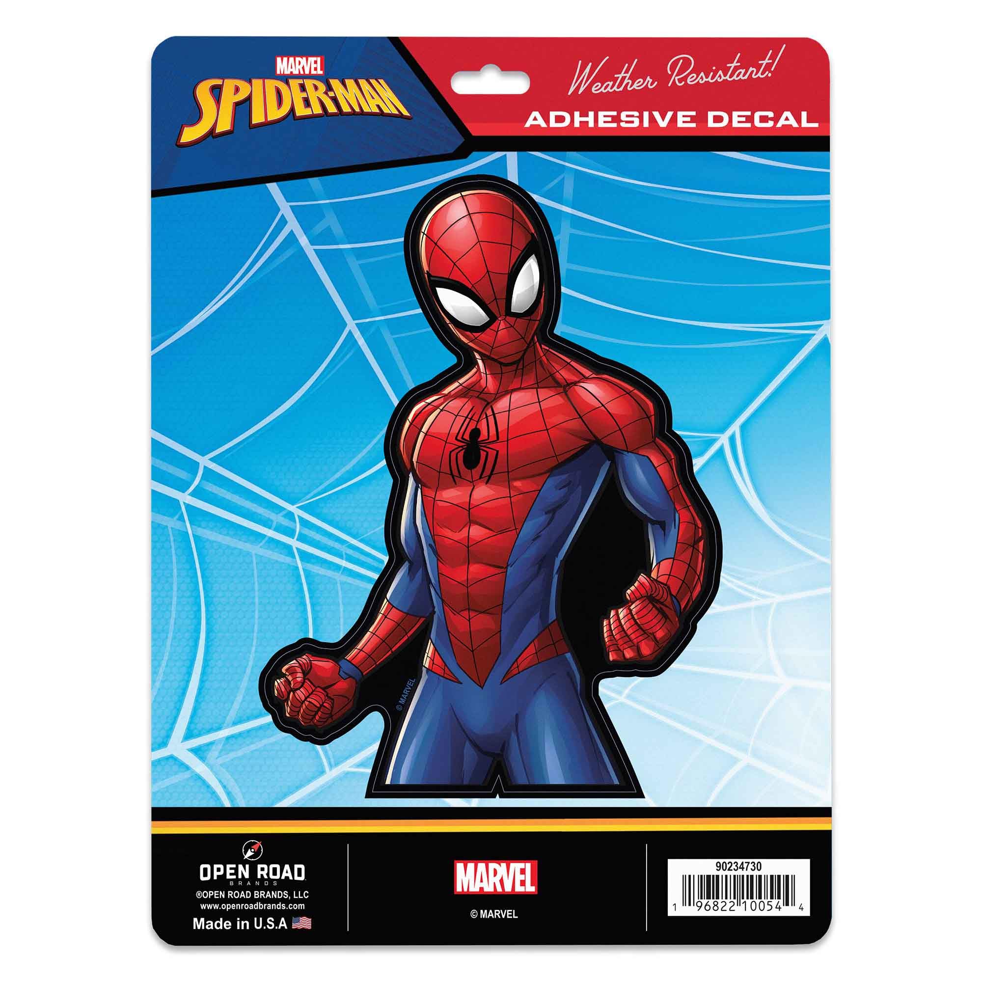 Marvel Spider-Man Character Pose Adhesive Vinyl Decal - Fun Spider-Man Sticker for Car or Truck
