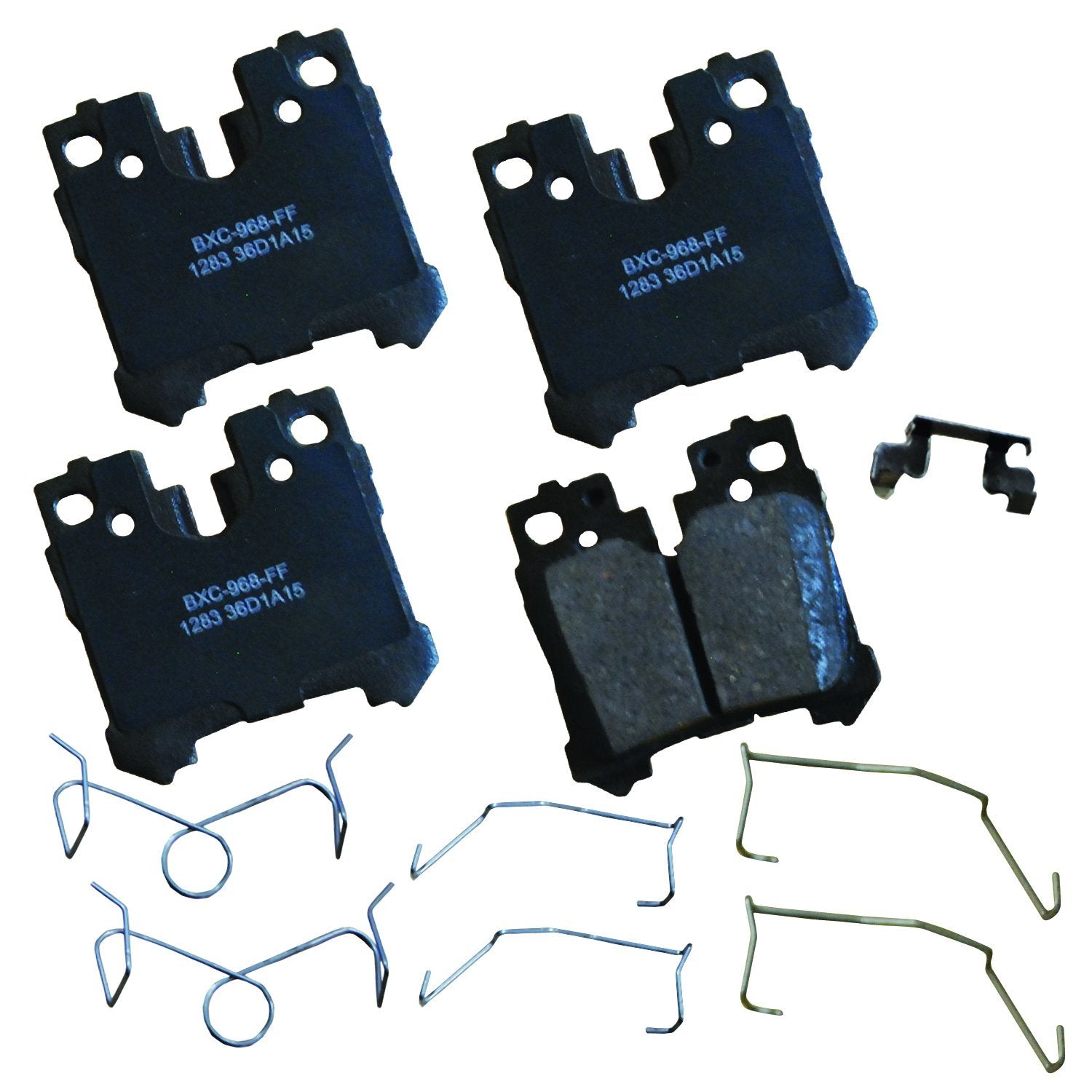 Bendix Premium Sbc1283 Ceramic Rear Brake Pads For Lexus Lc500 2019, Ls460 2017-2007, Ls500 2023-2018, Ls500H 2023-2018, Ls600H