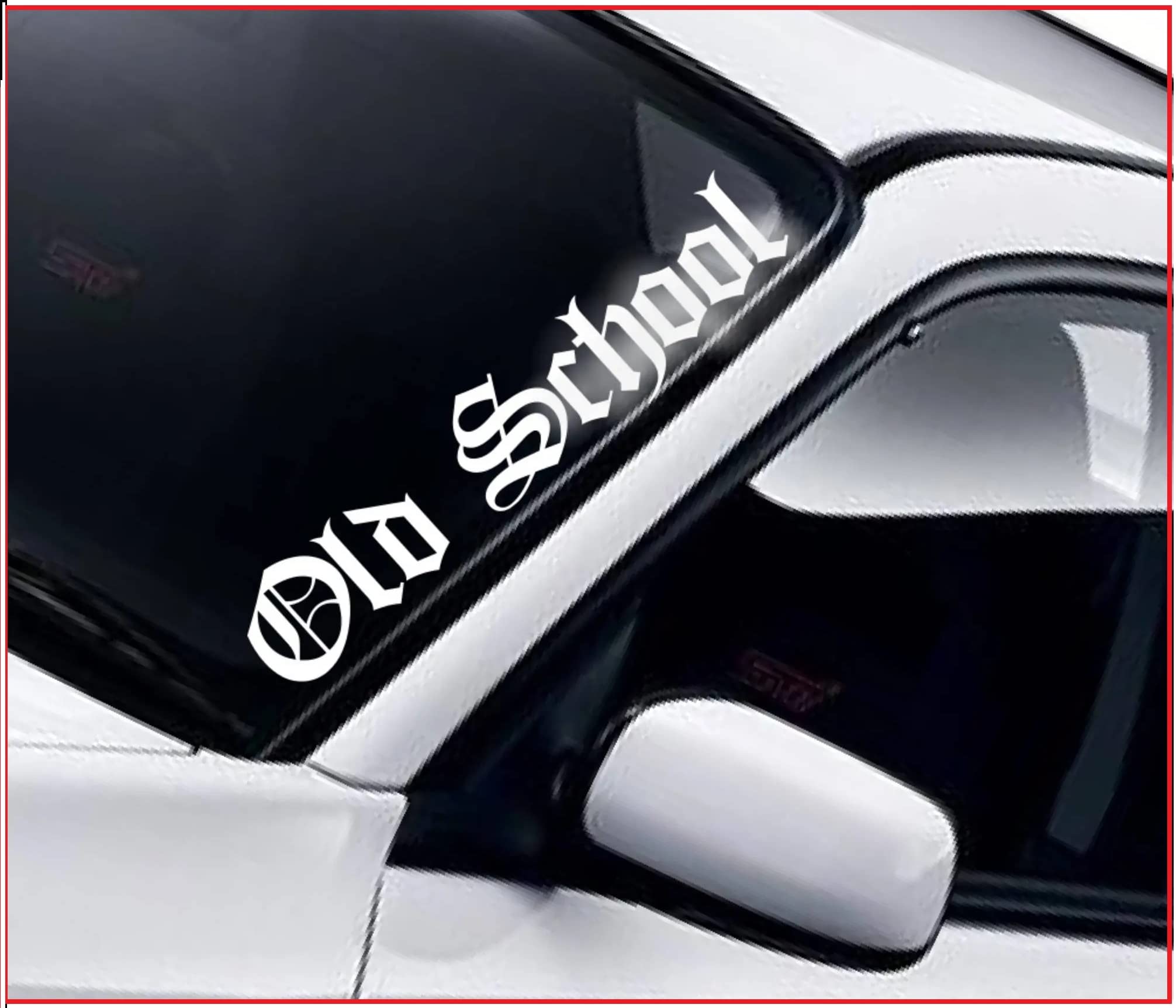 Old School Eastcoast Westcoast Windscreen Sticker Windshield Banner Coilover Low Lowered Fitment Static Jdm Drift Car Vinyl Deca